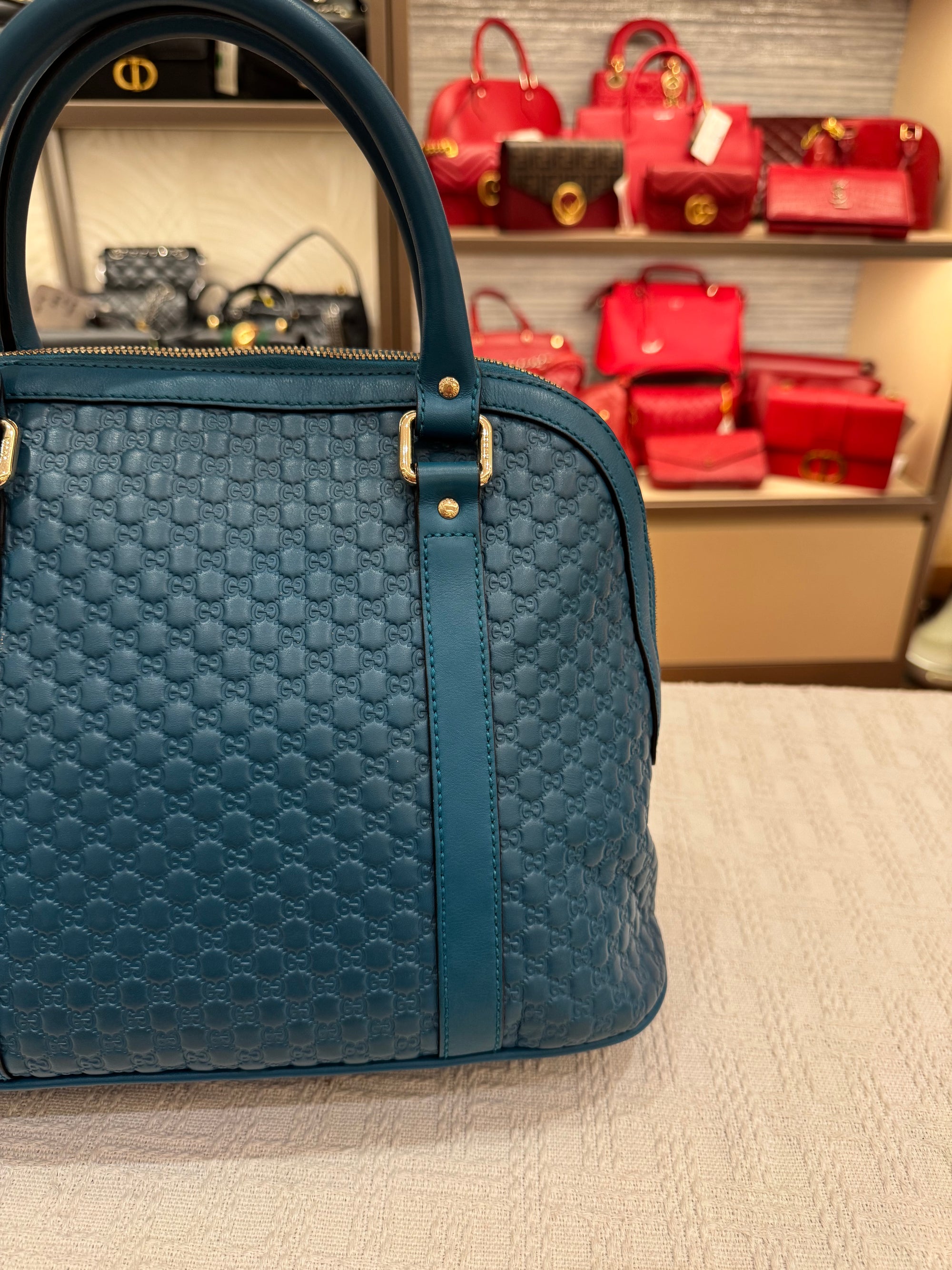 Gucci Dome Medium Turquoise Blue