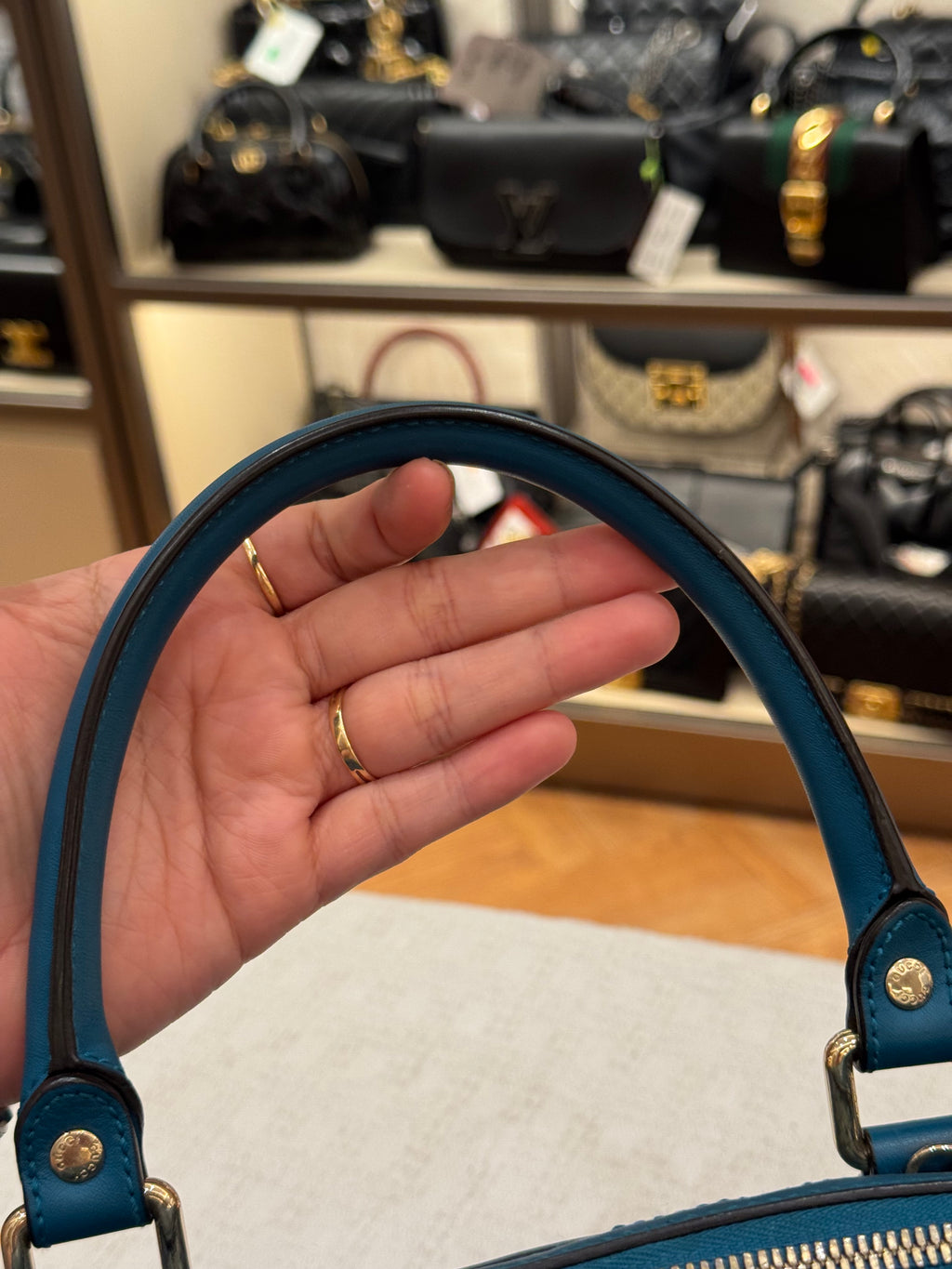 Gucci Dome Medium Turquoise Blue