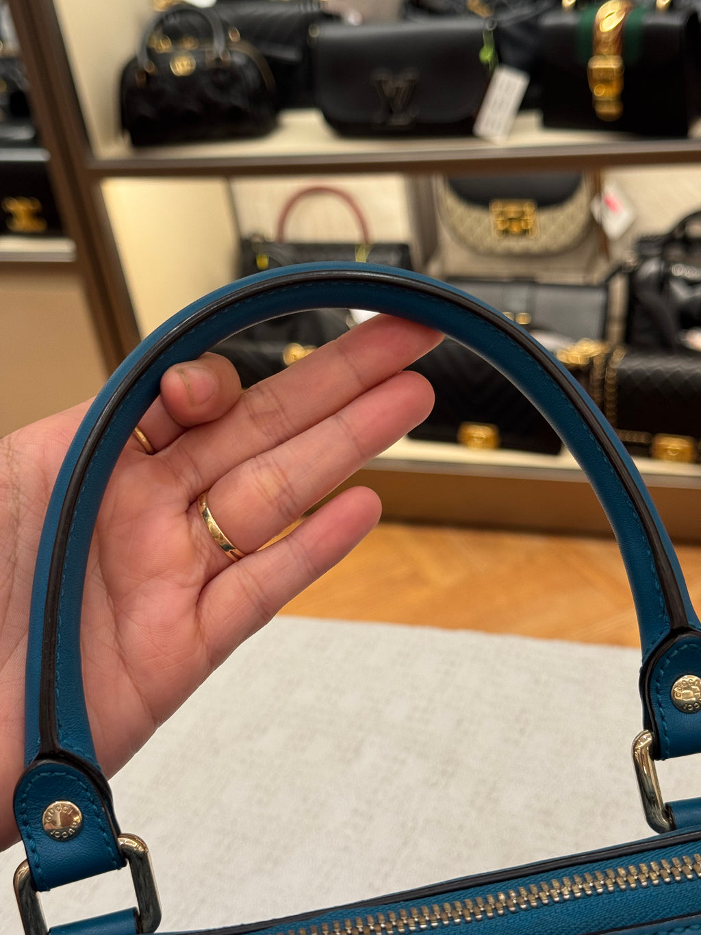 Gucci Dome Medium Turquoise Blue