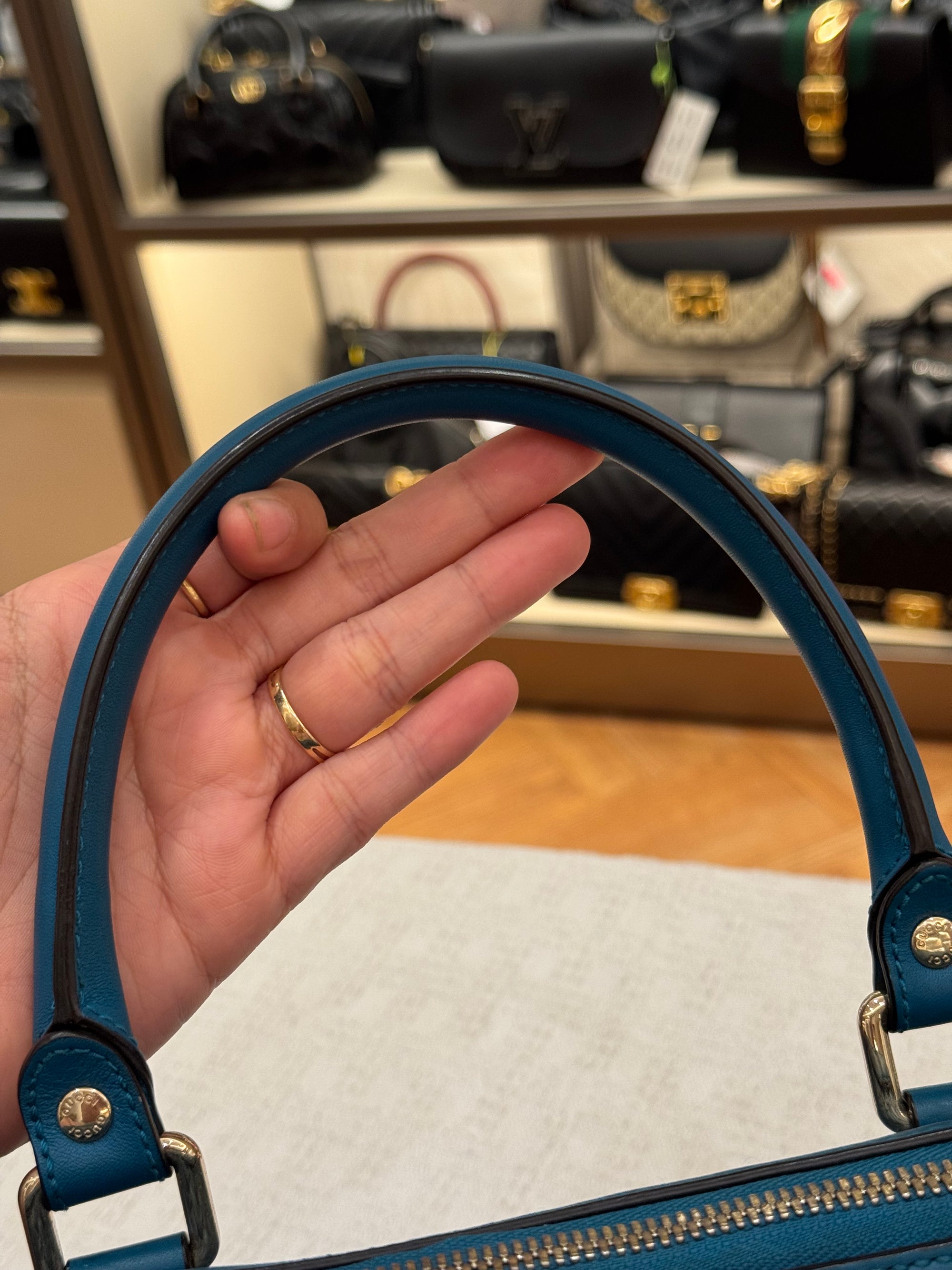 Gucci Dome Medium Turquoise Blue