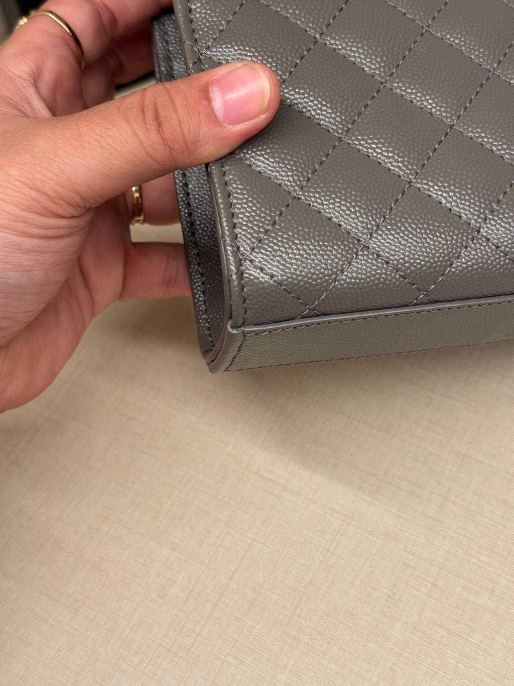 Saint Laurent Envelope Small Grey