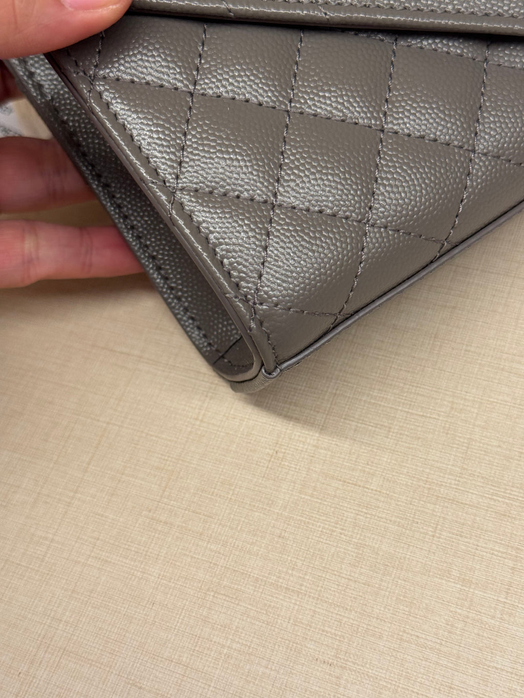 Saint Laurent Envelope Small Grey