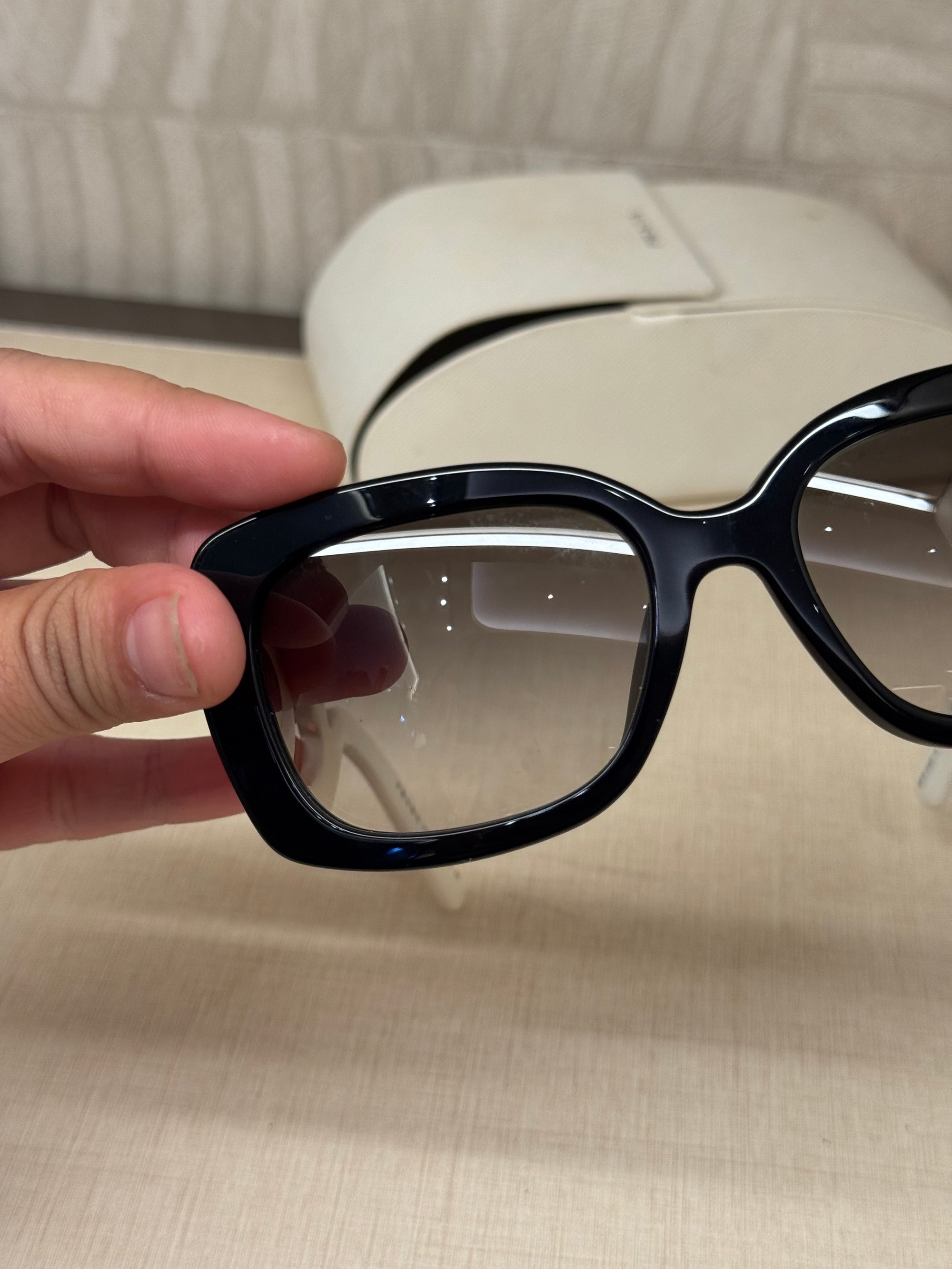 Prada Sunglasses Crystal White