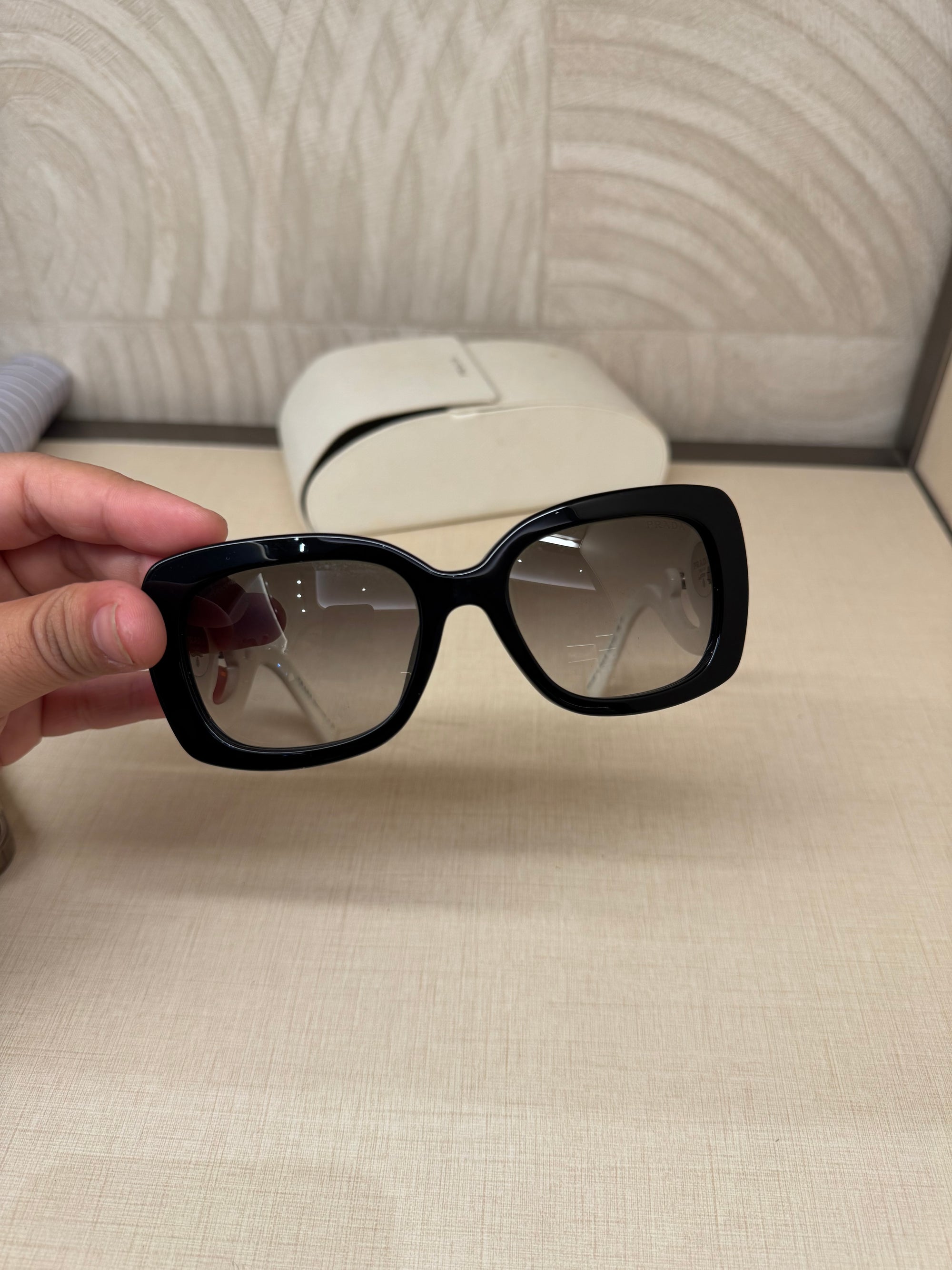 Prada Sunglasses Crystal White