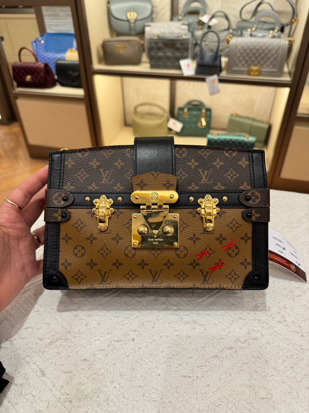 Louis Vutton Trunk Monogram Reversed
