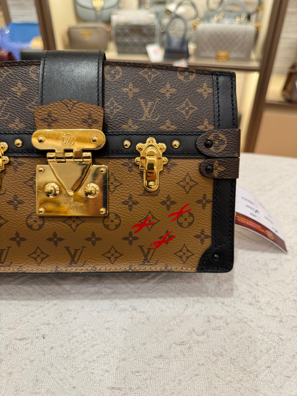 Louis Vutton Trunk Monogram Reversed