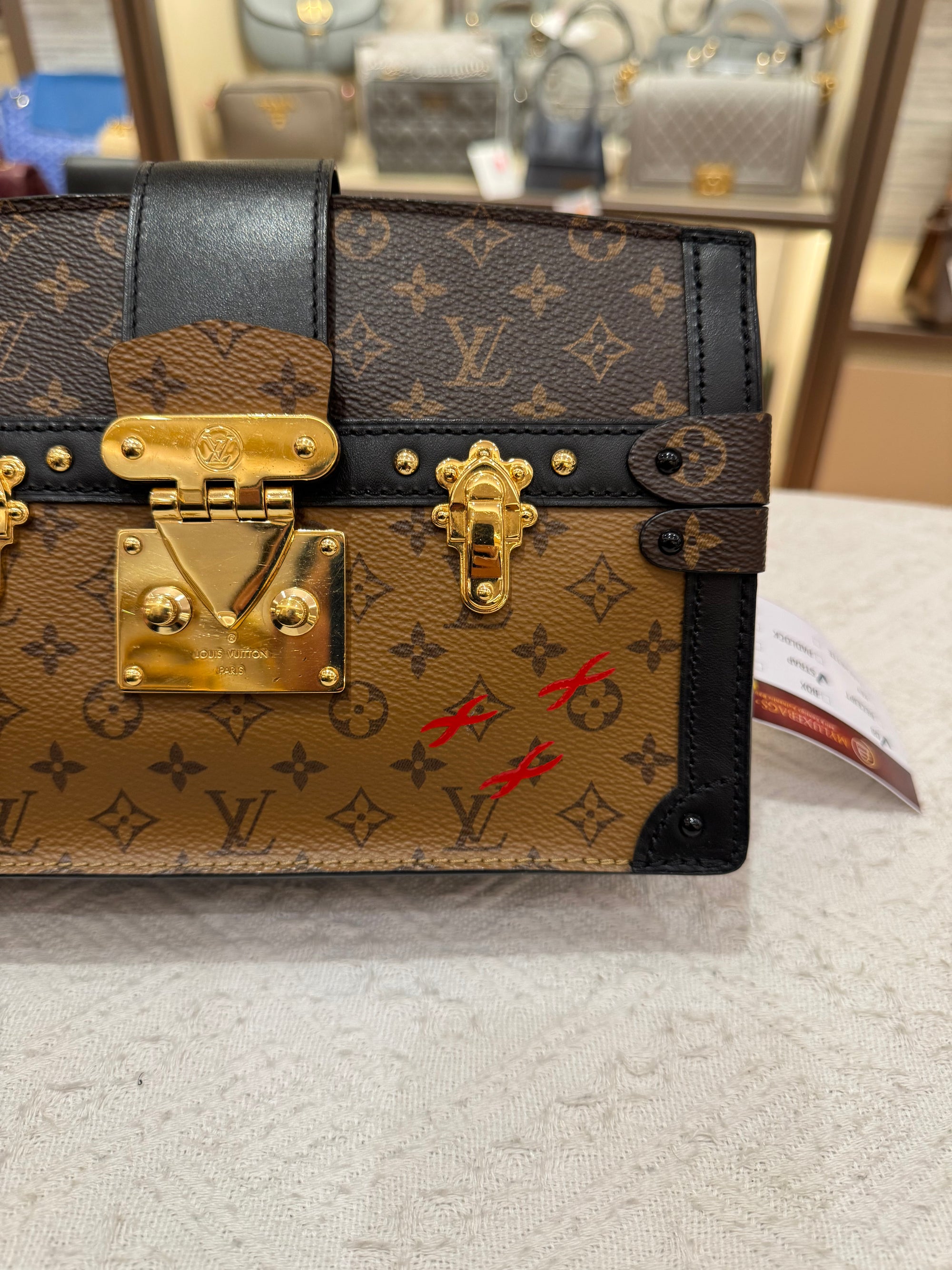 Louis Vutton Trunk Monogram Reversed