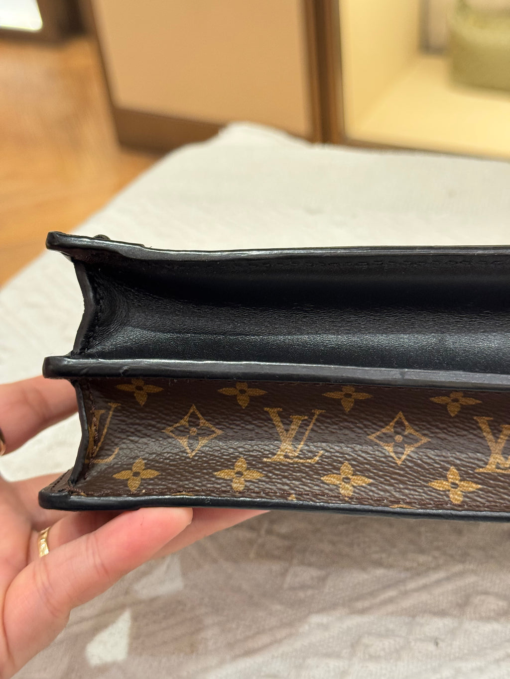 Louis Vutton Trunk Monogram Reversed