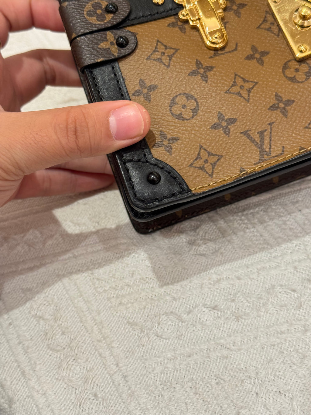Louis Vutton Trunk Monogram Reversed