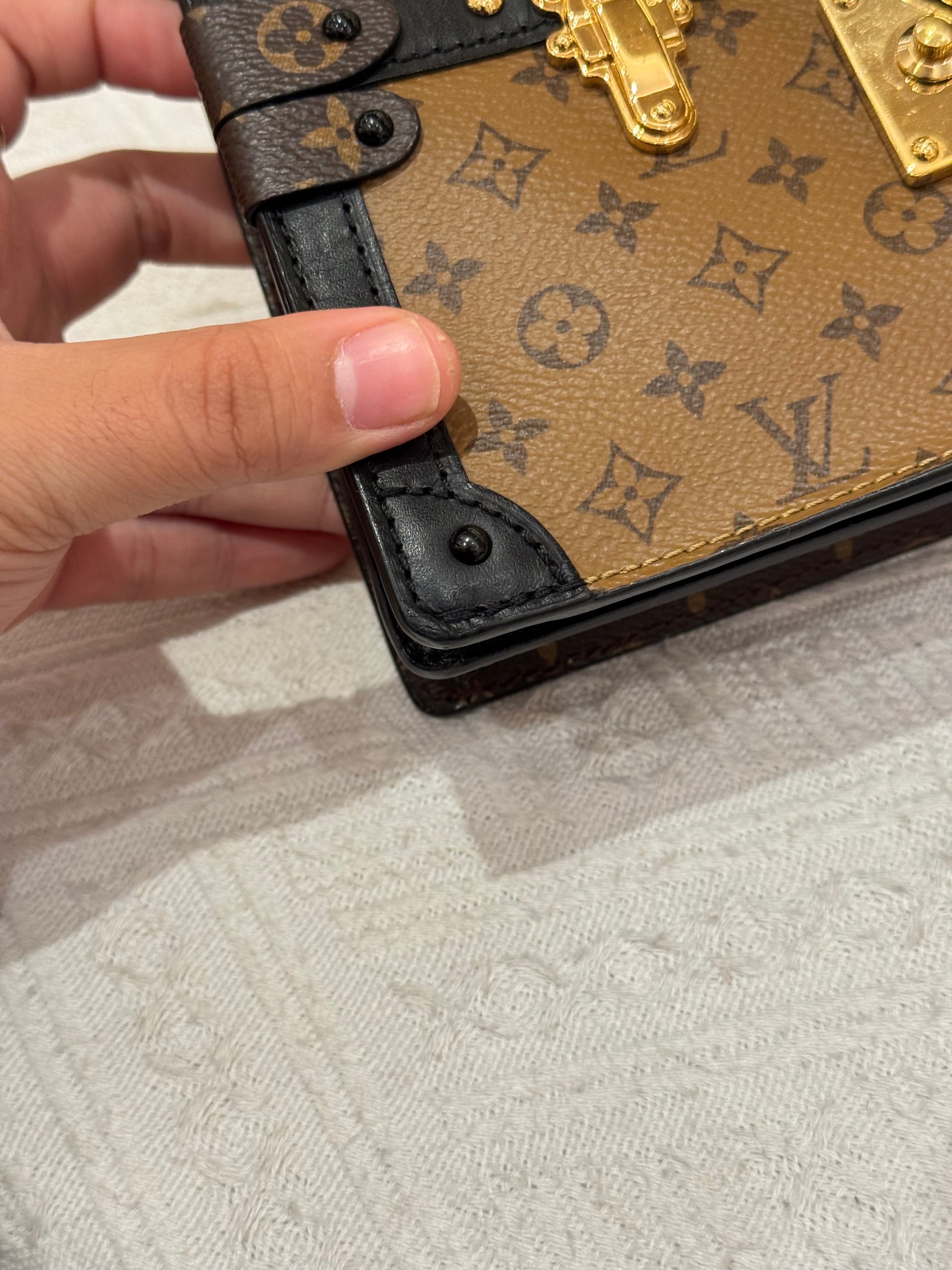 Louis Vutton Trunk Monogram Reversed