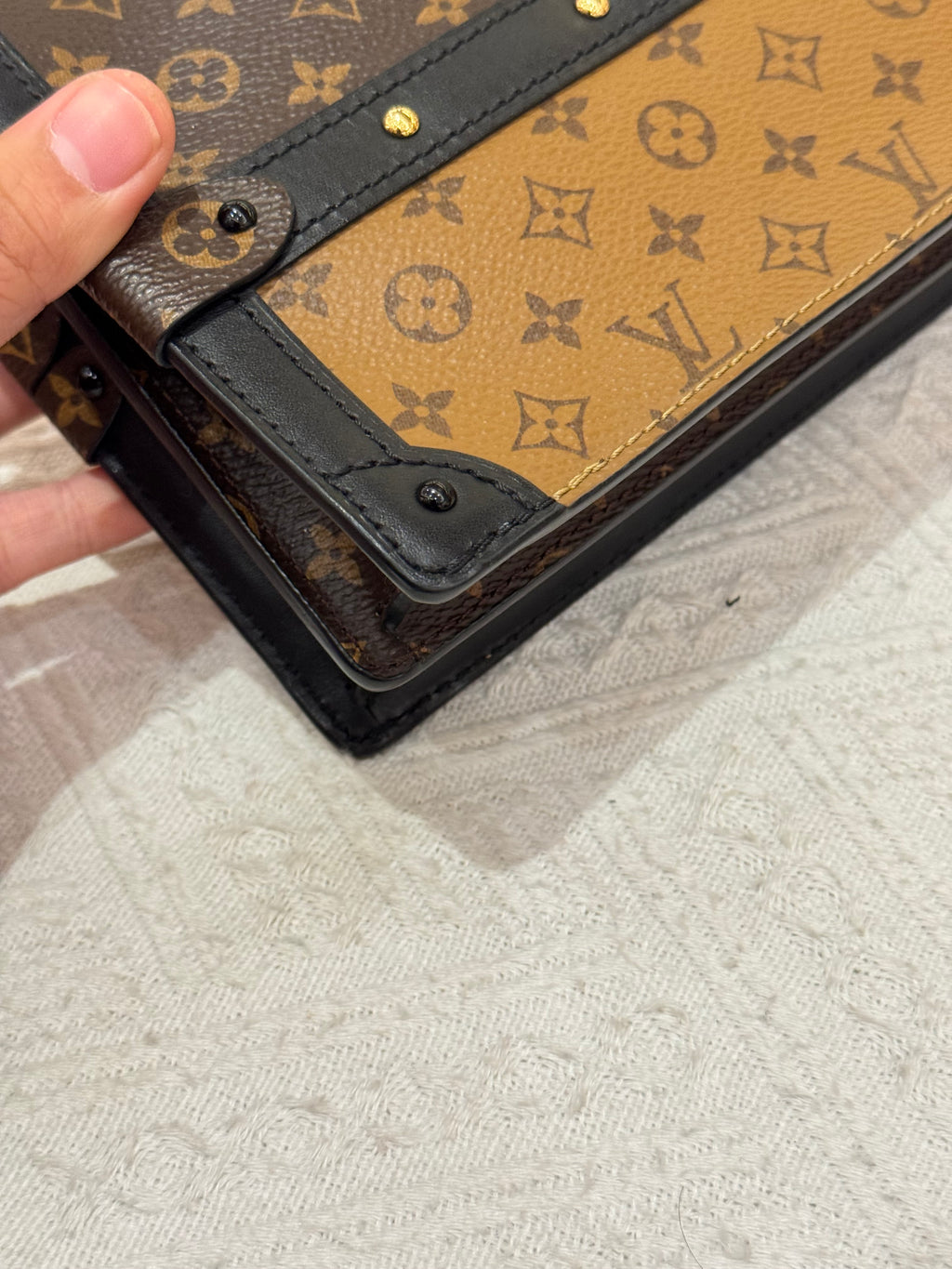 Louis Vutton Trunk Monogram Reversed