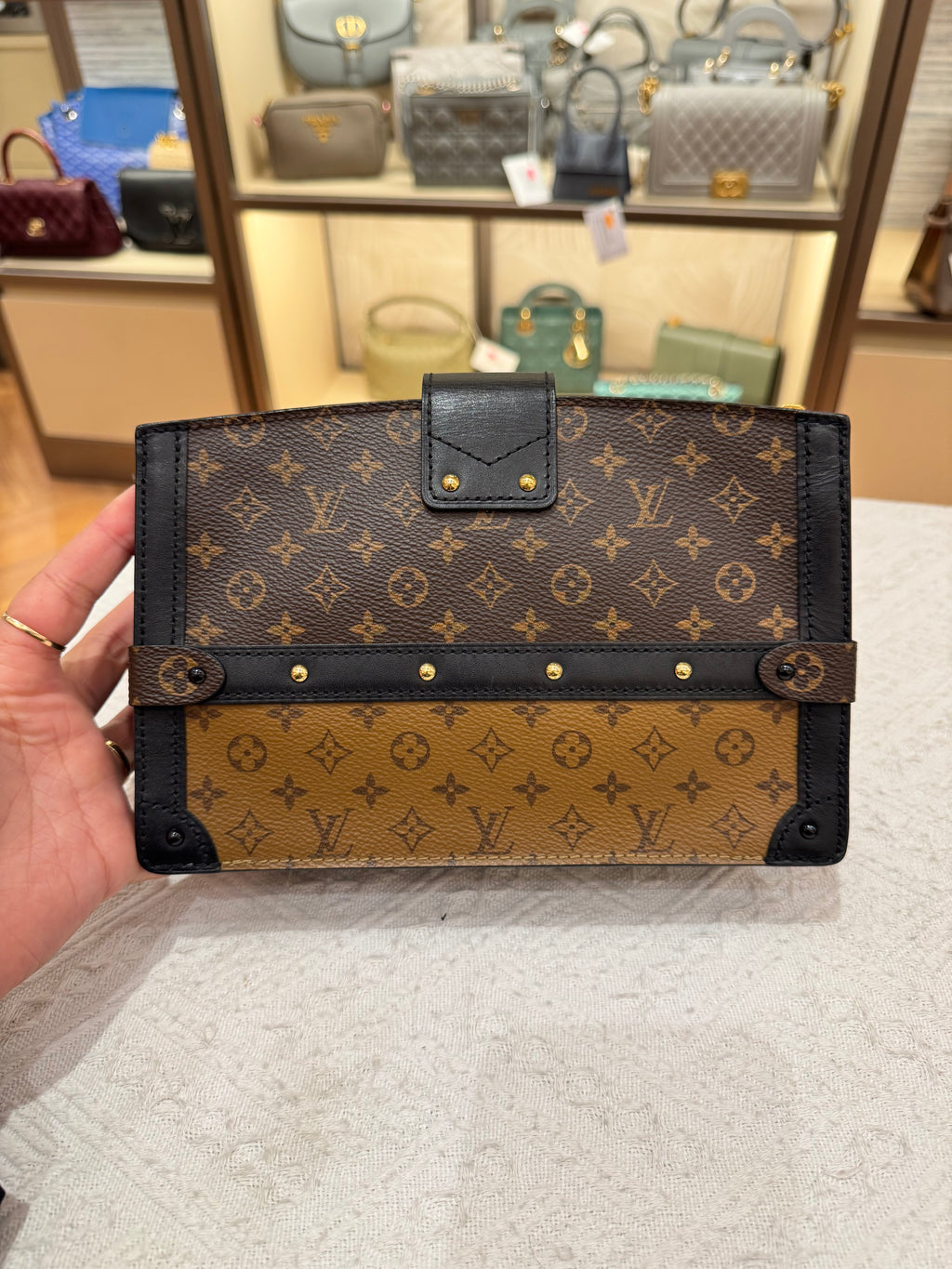 Louis Vutton Trunk Monogram Reversed