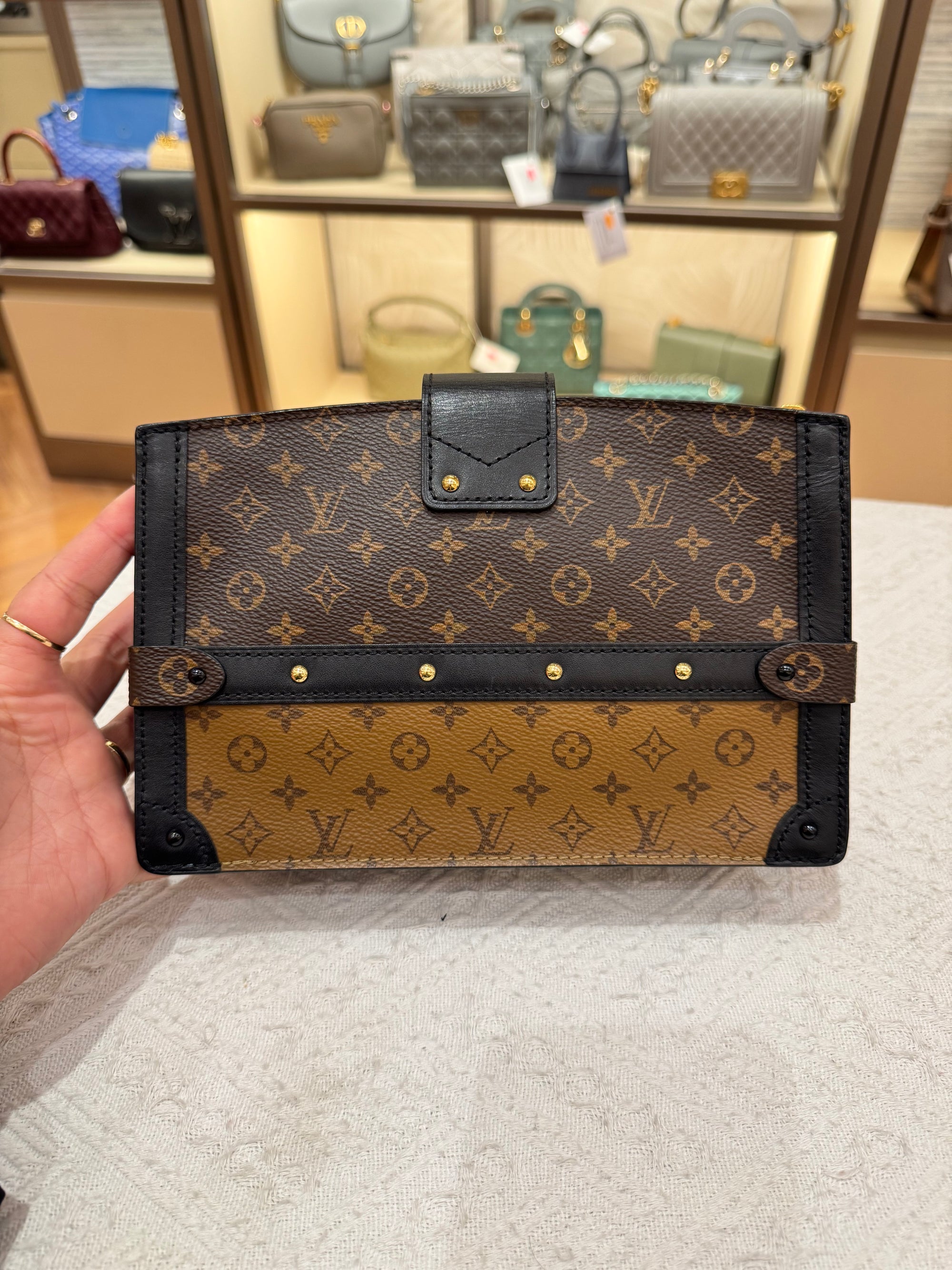 Louis Vutton Trunk Monogram Reversed