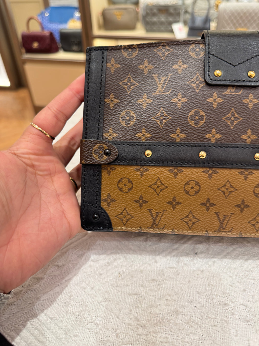 Louis Vutton Trunk Monogram Reversed