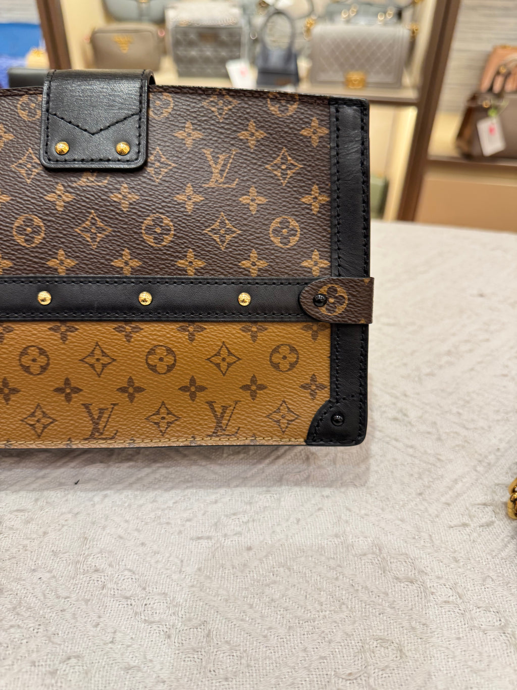 Louis Vutton Trunk Monogram Reversed
