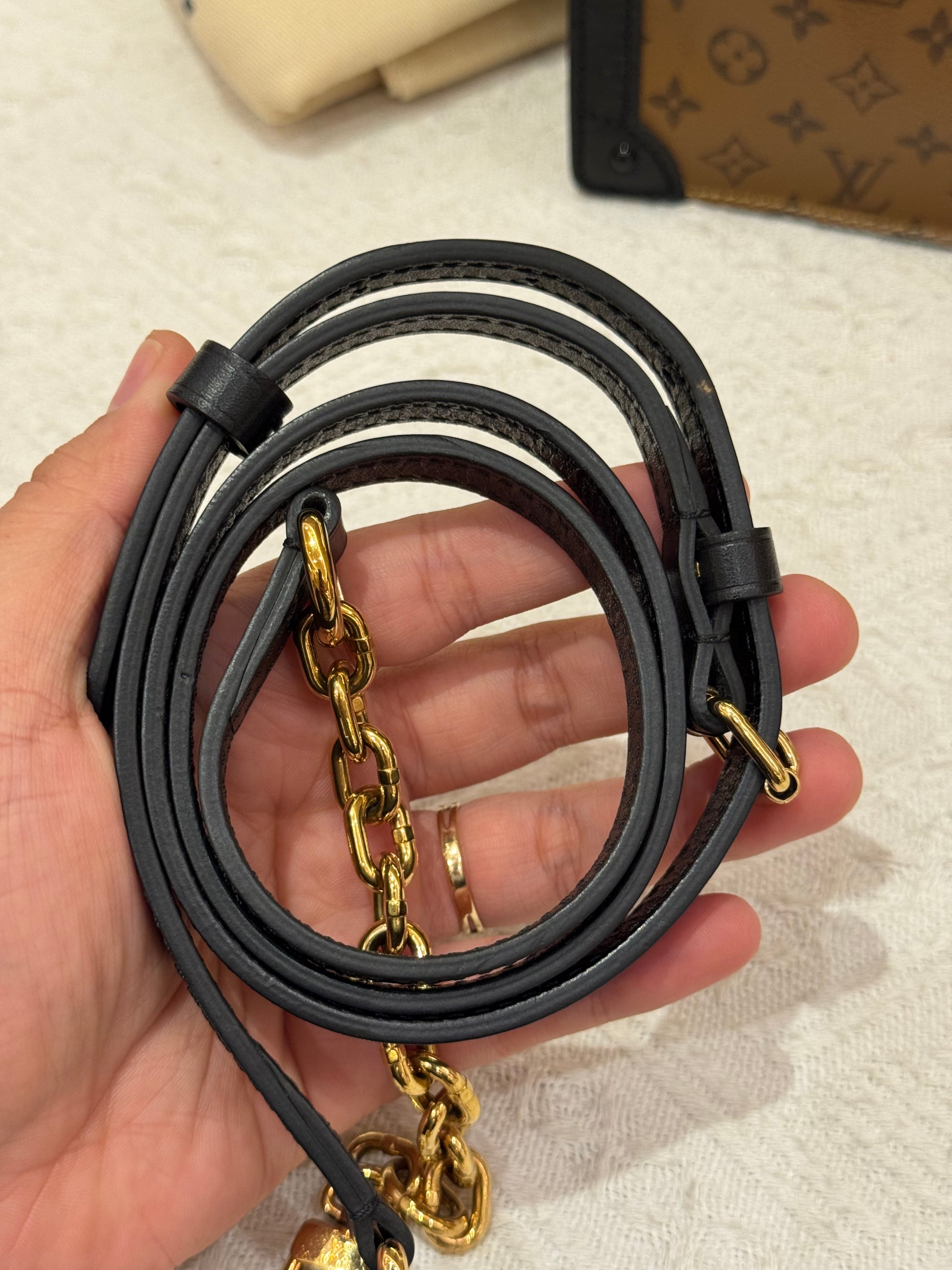 Louis Vutton Trunk Monogram Reversed