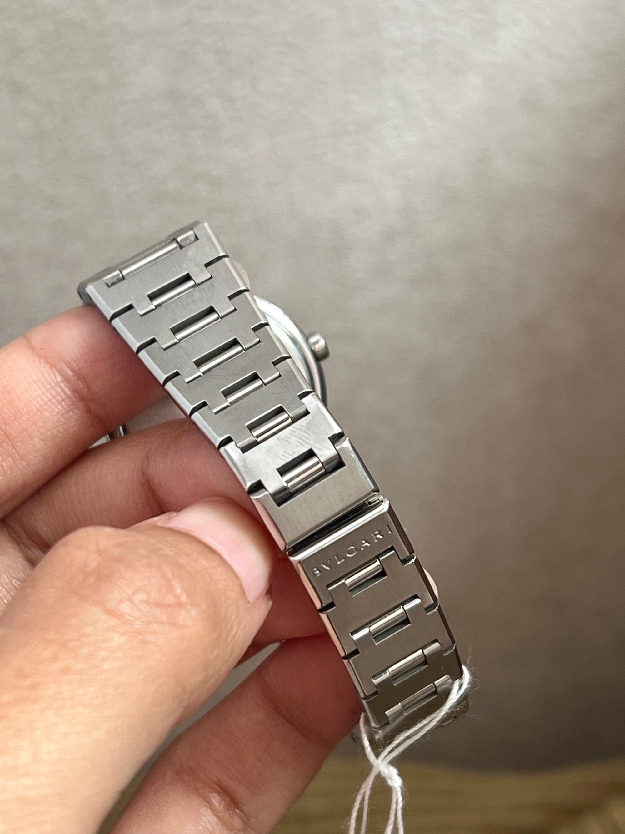 Bvlgari Silver B.Zero Black Dial