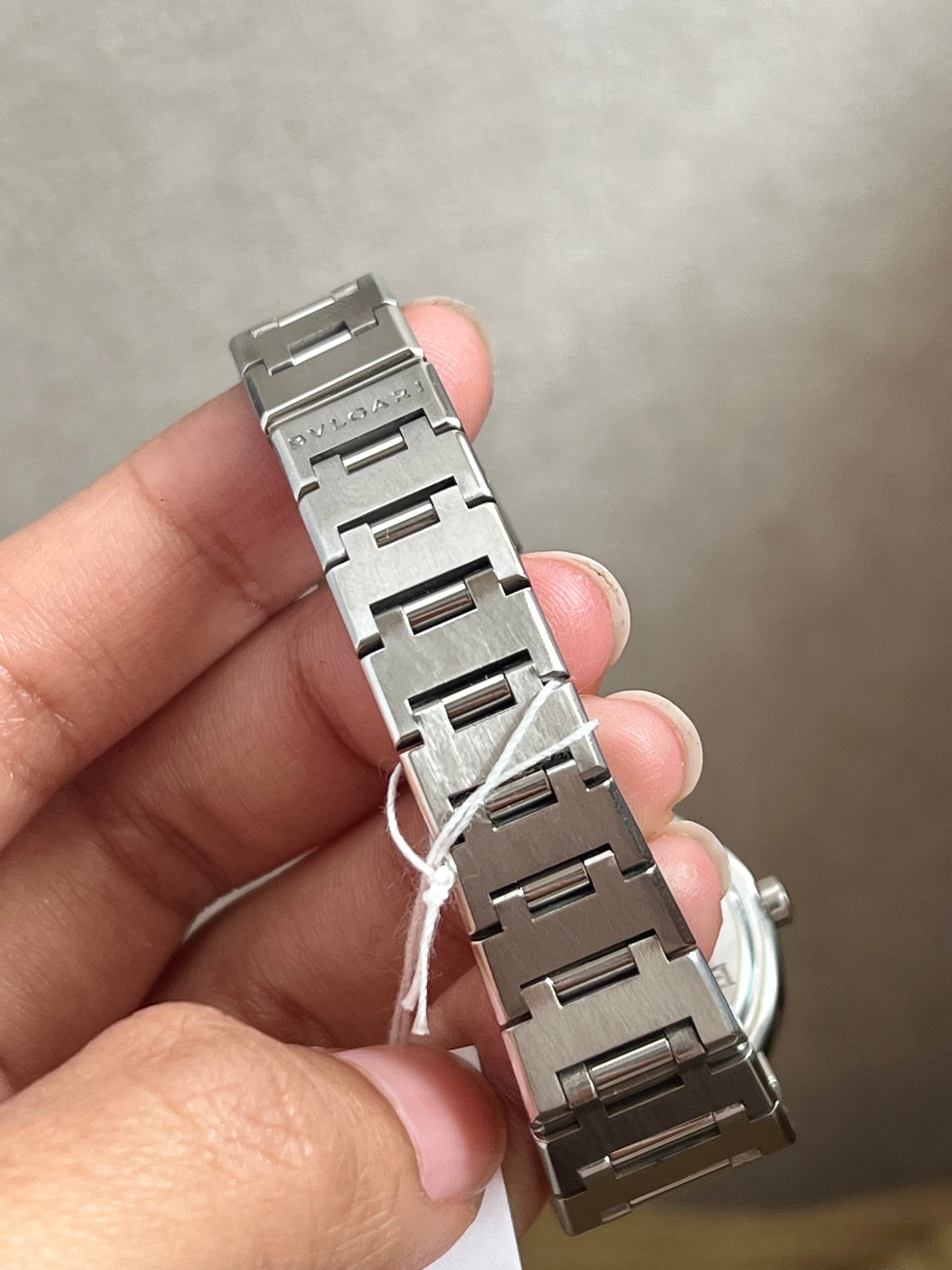 Bvlgari Silver B.Zero Black Dial