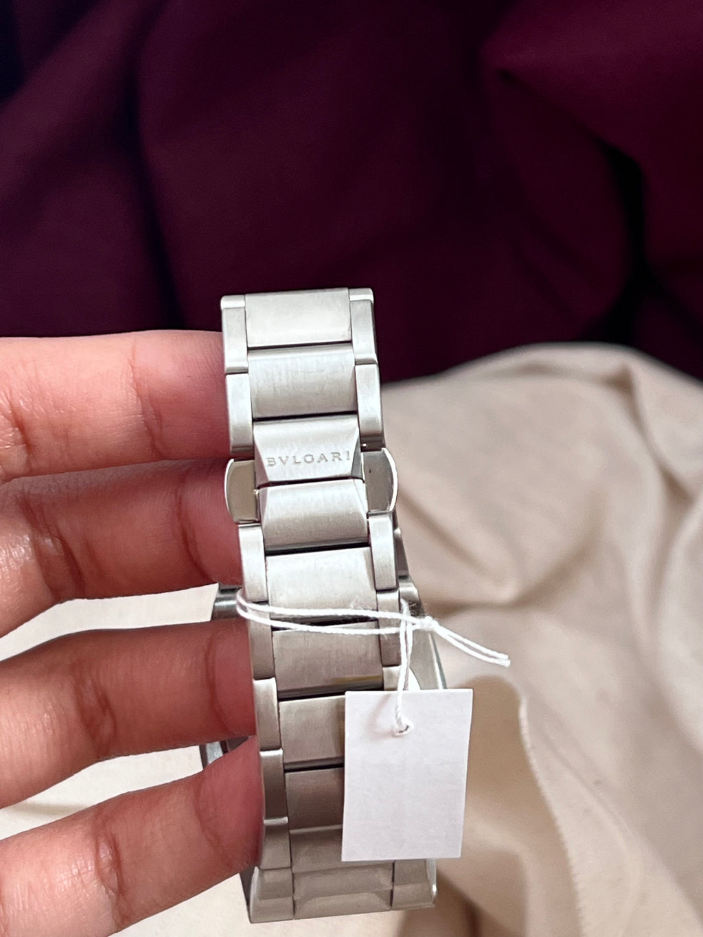 Bvlgari Ergon Silver Black Dial