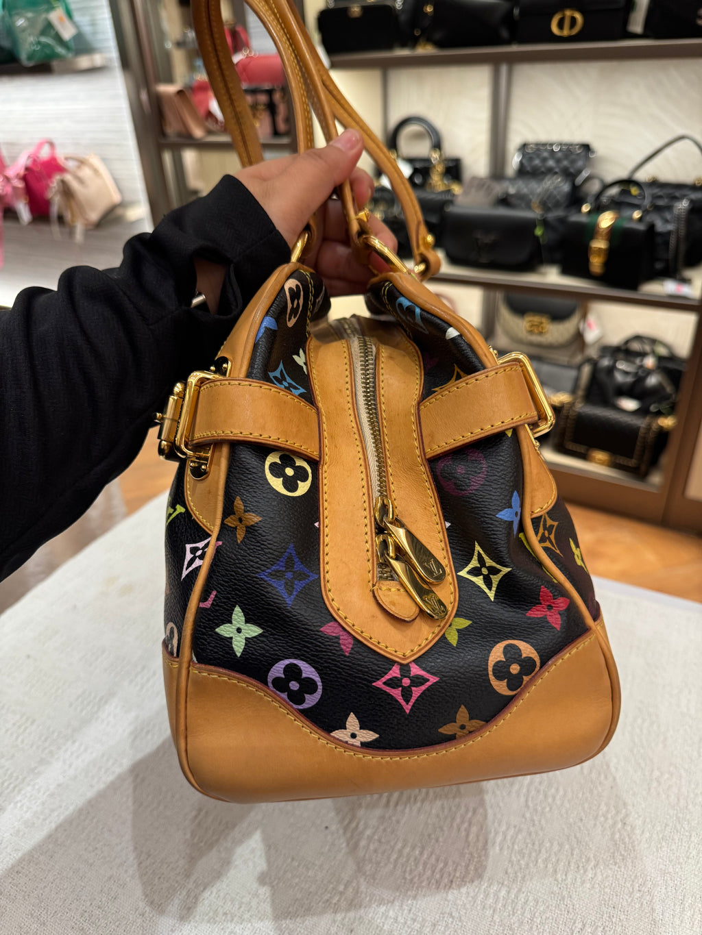 Louis Vuitton Claudia Multicolour Black