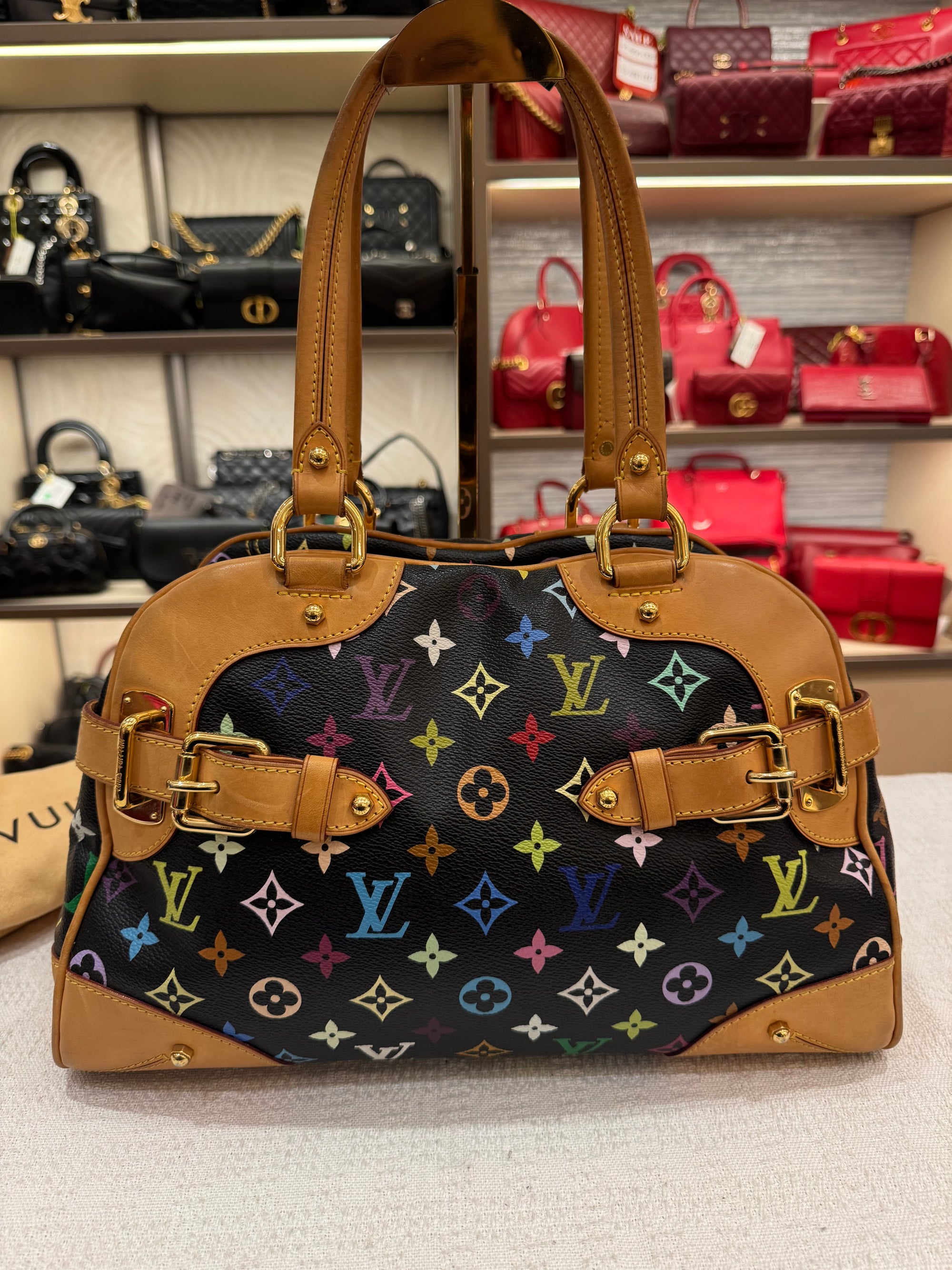 Louis Vuitton Claudia Multicolour Black
