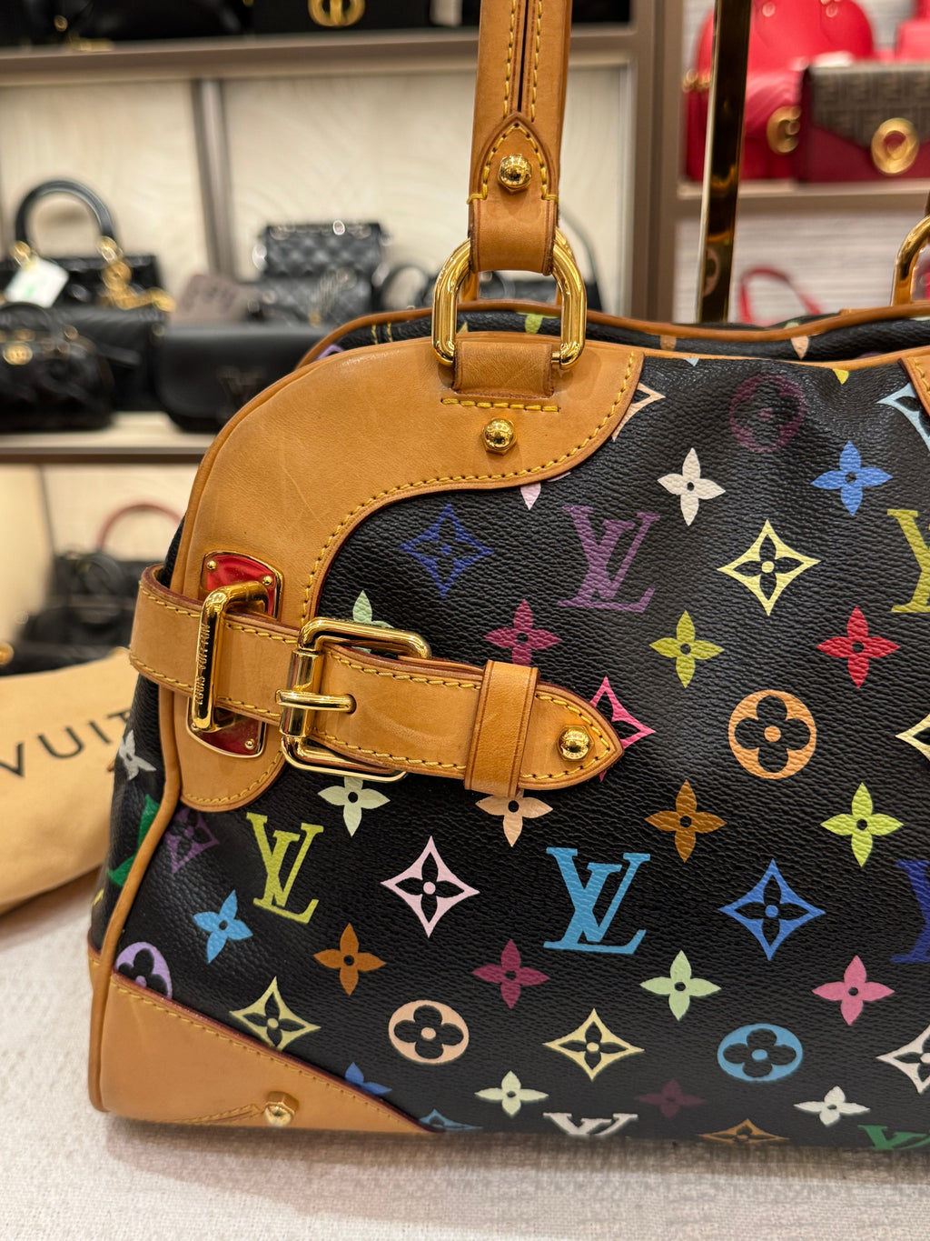Louis Vuitton Claudia Multicolour Black