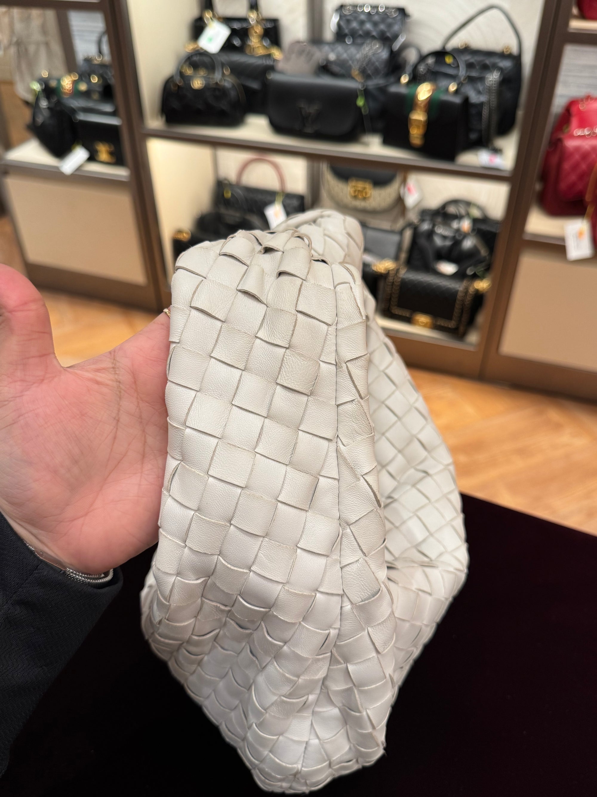 Bottega Veneta Jodie Teen White