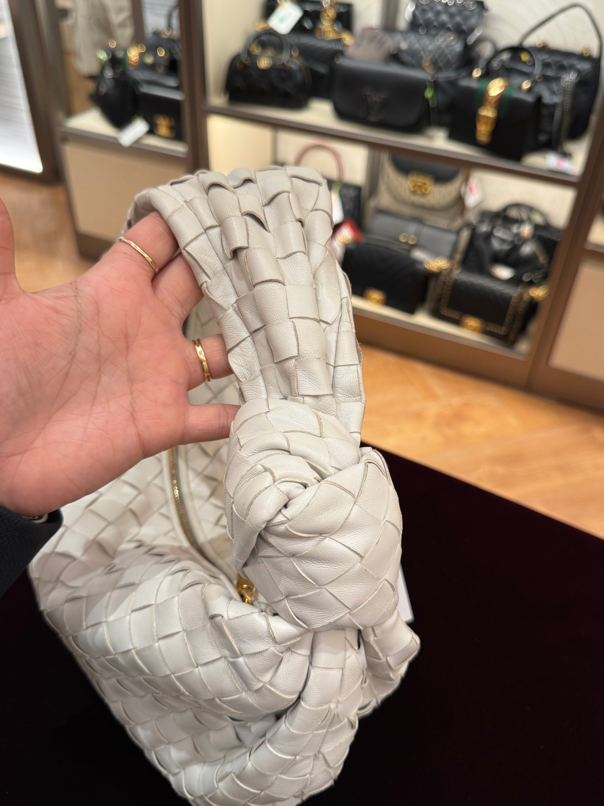 Bottega Veneta Jodie Teen White