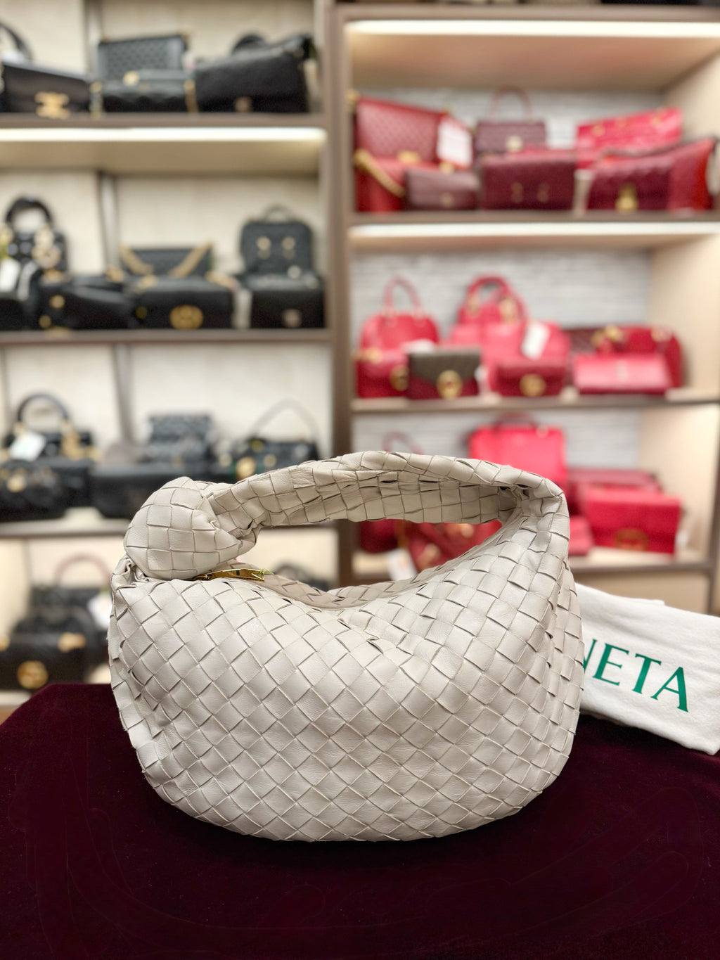 Bottega Veneta Jodie Teen White