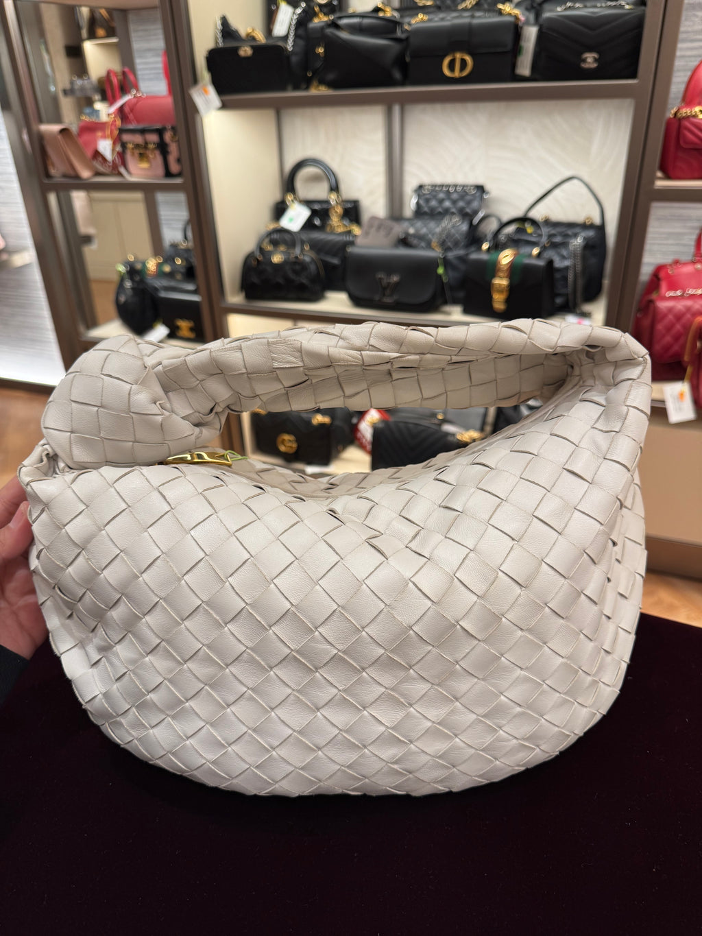 Bottega Veneta Jodie Teen White