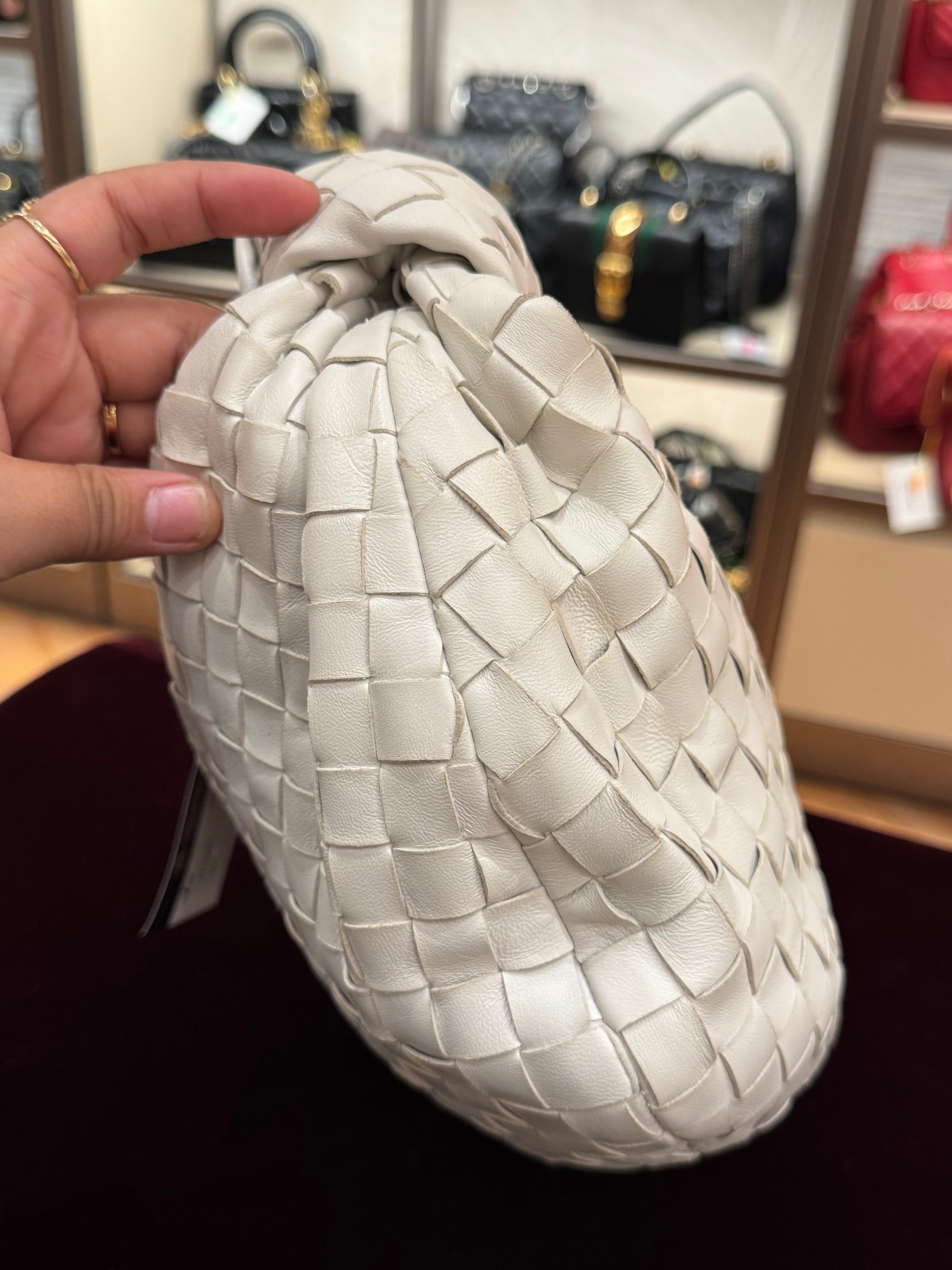 Bottega Veneta Jodie Teen White
