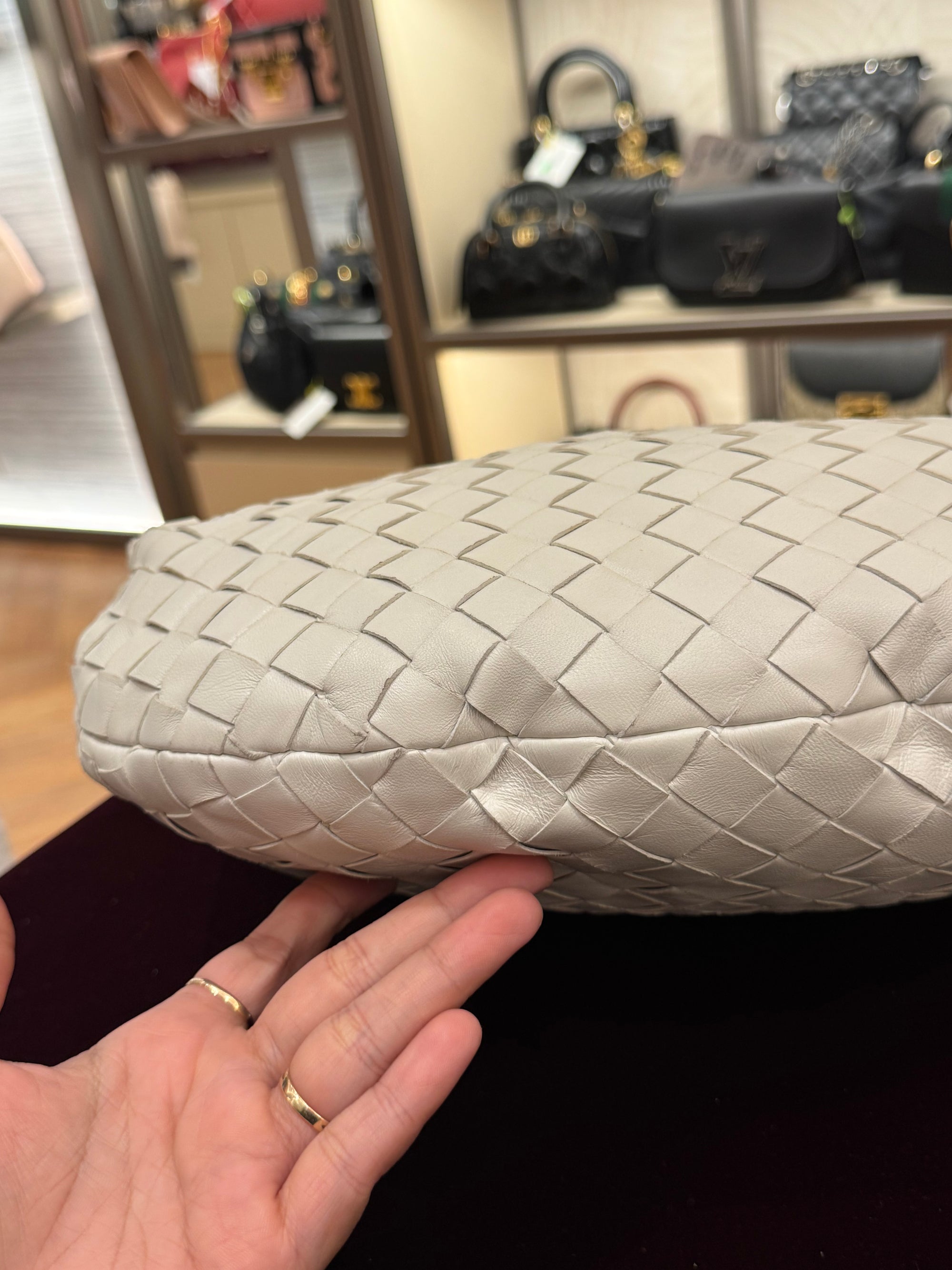 Bottega Veneta Jodie Teen White