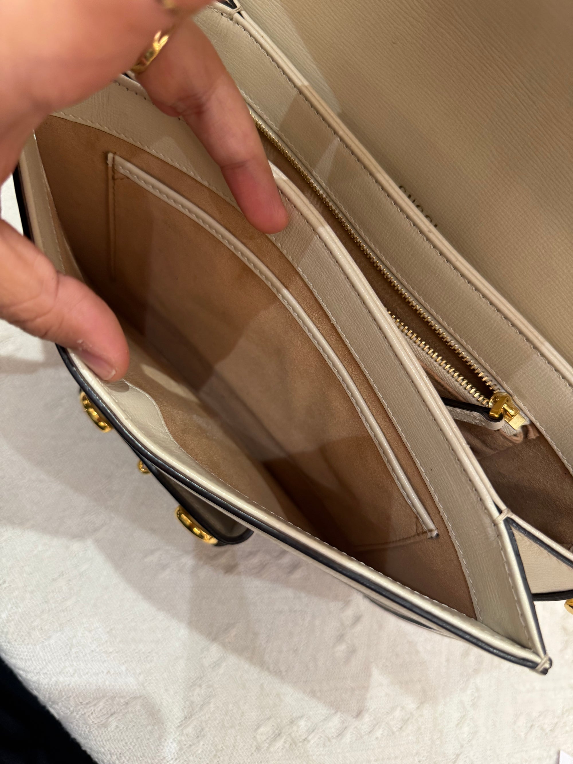 Gucci Horsebit Medium White