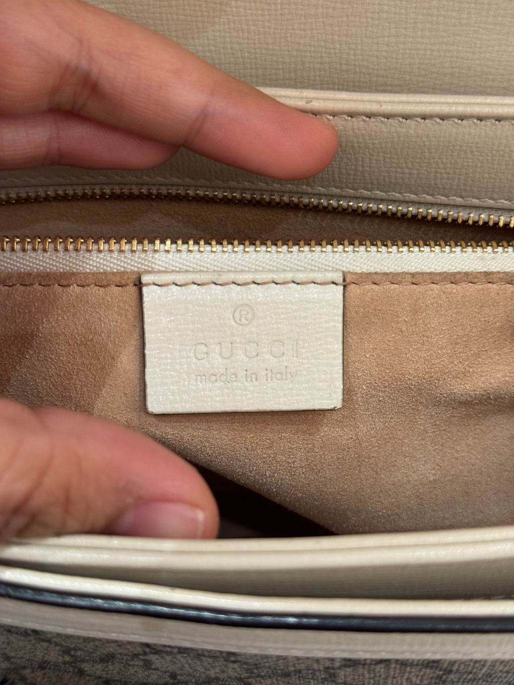 Gucci Horsebit Medium White