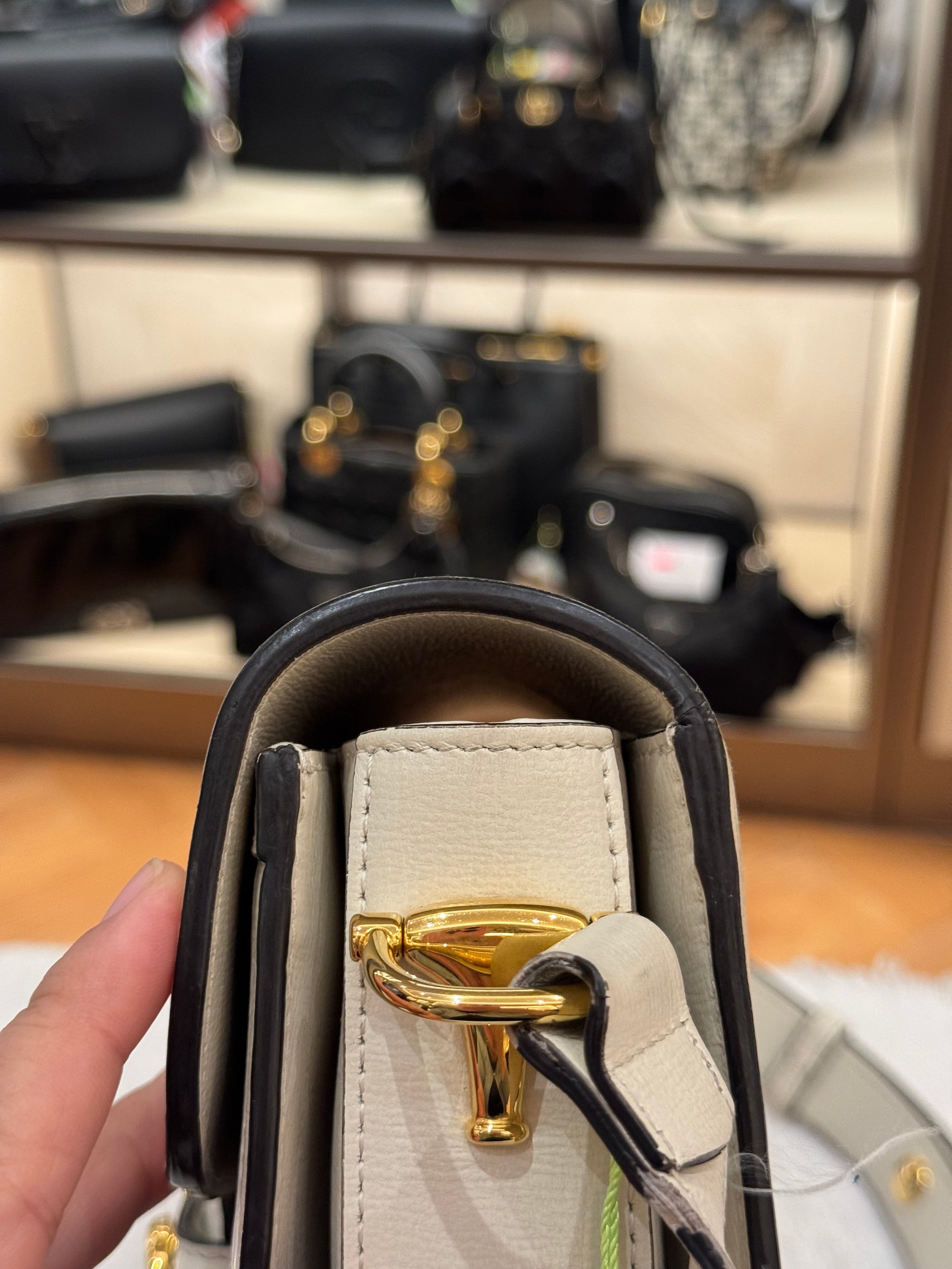 Gucci Horsebit Medium White