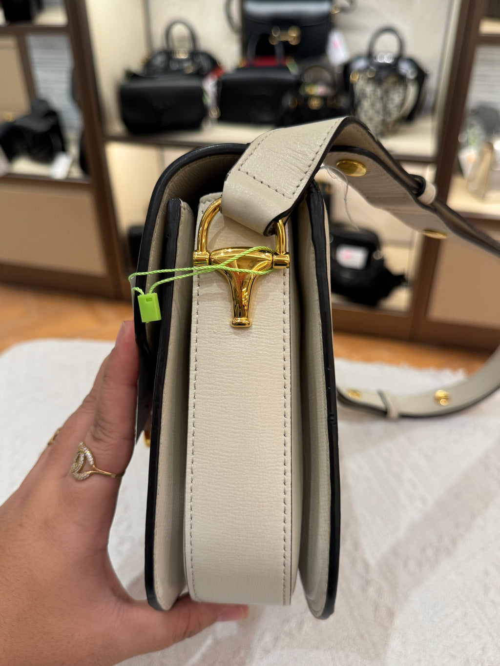 Gucci Horsebit Medium White