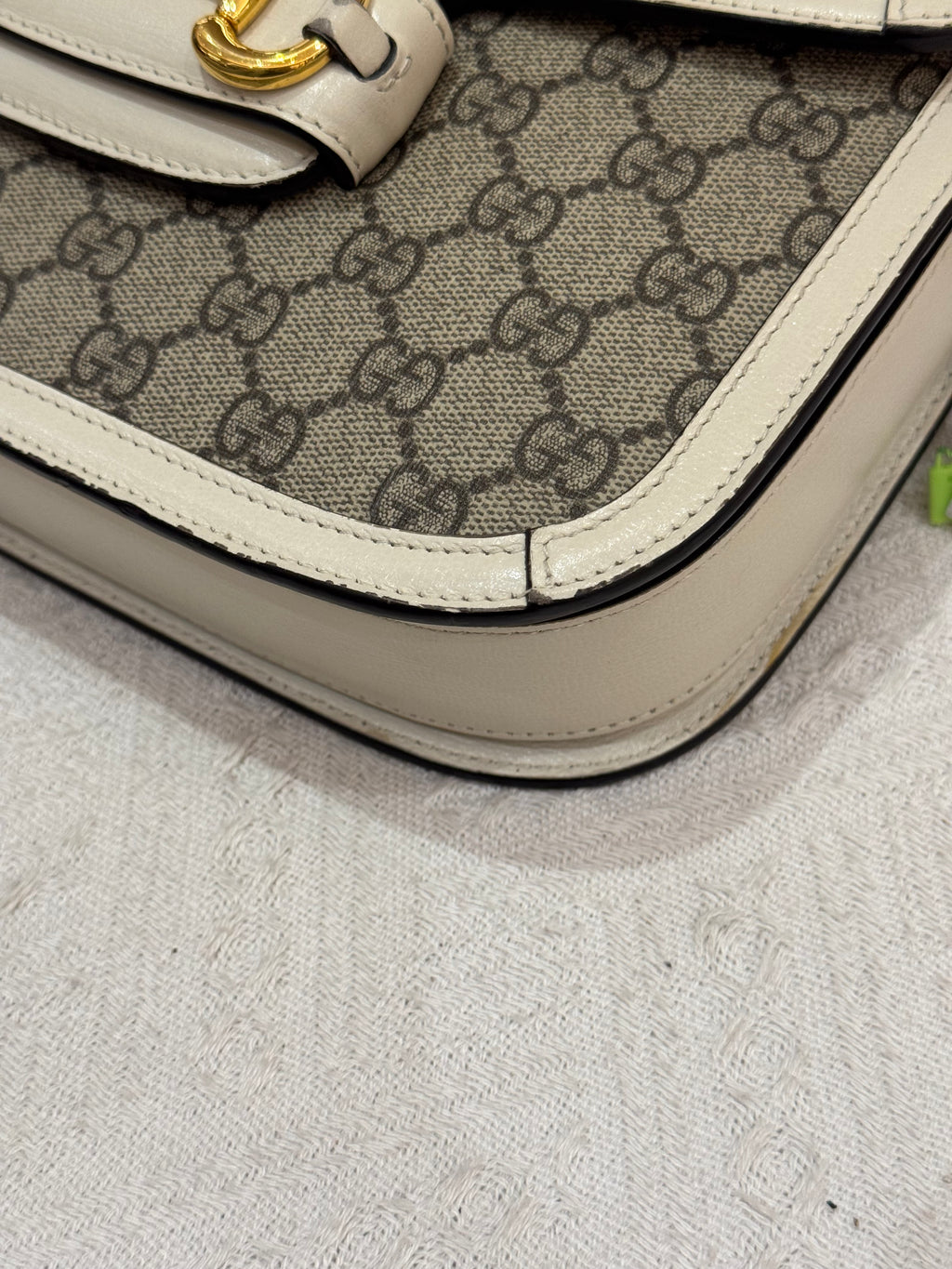 Gucci Horsebit Medium White