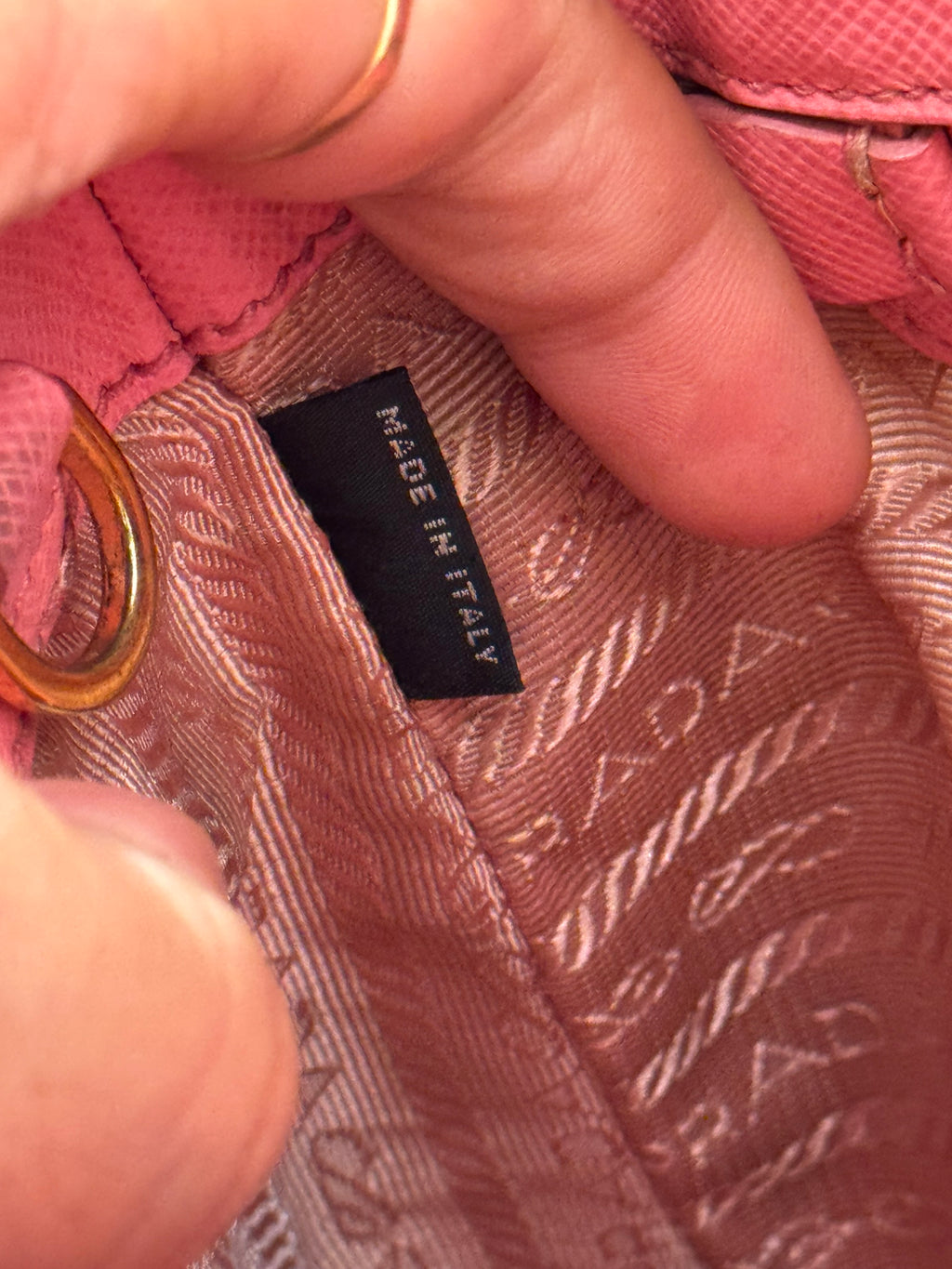Prada Galierra Double zipper