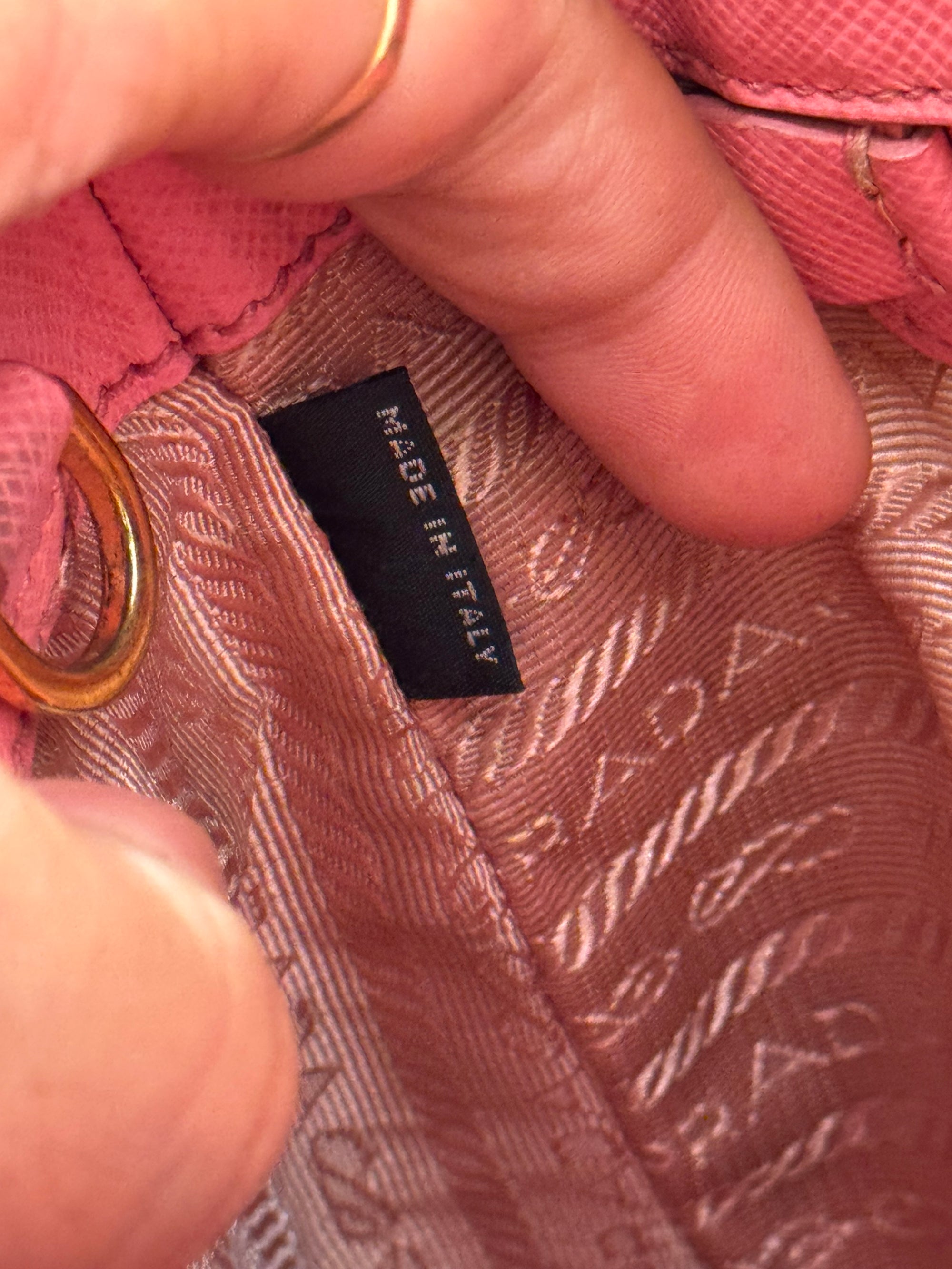 Prada Galierra Double zipper