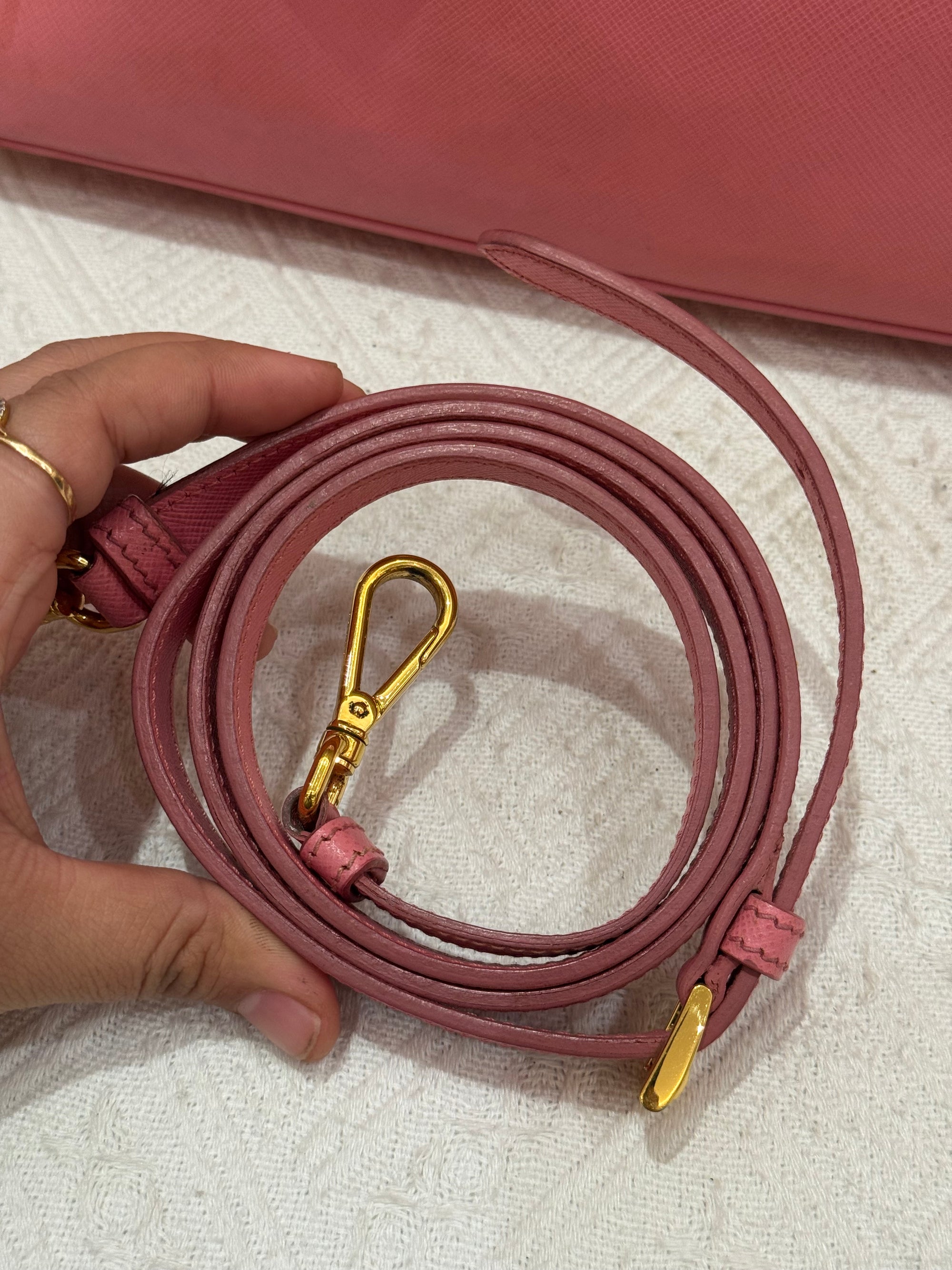 Prada Galierra Double zipper