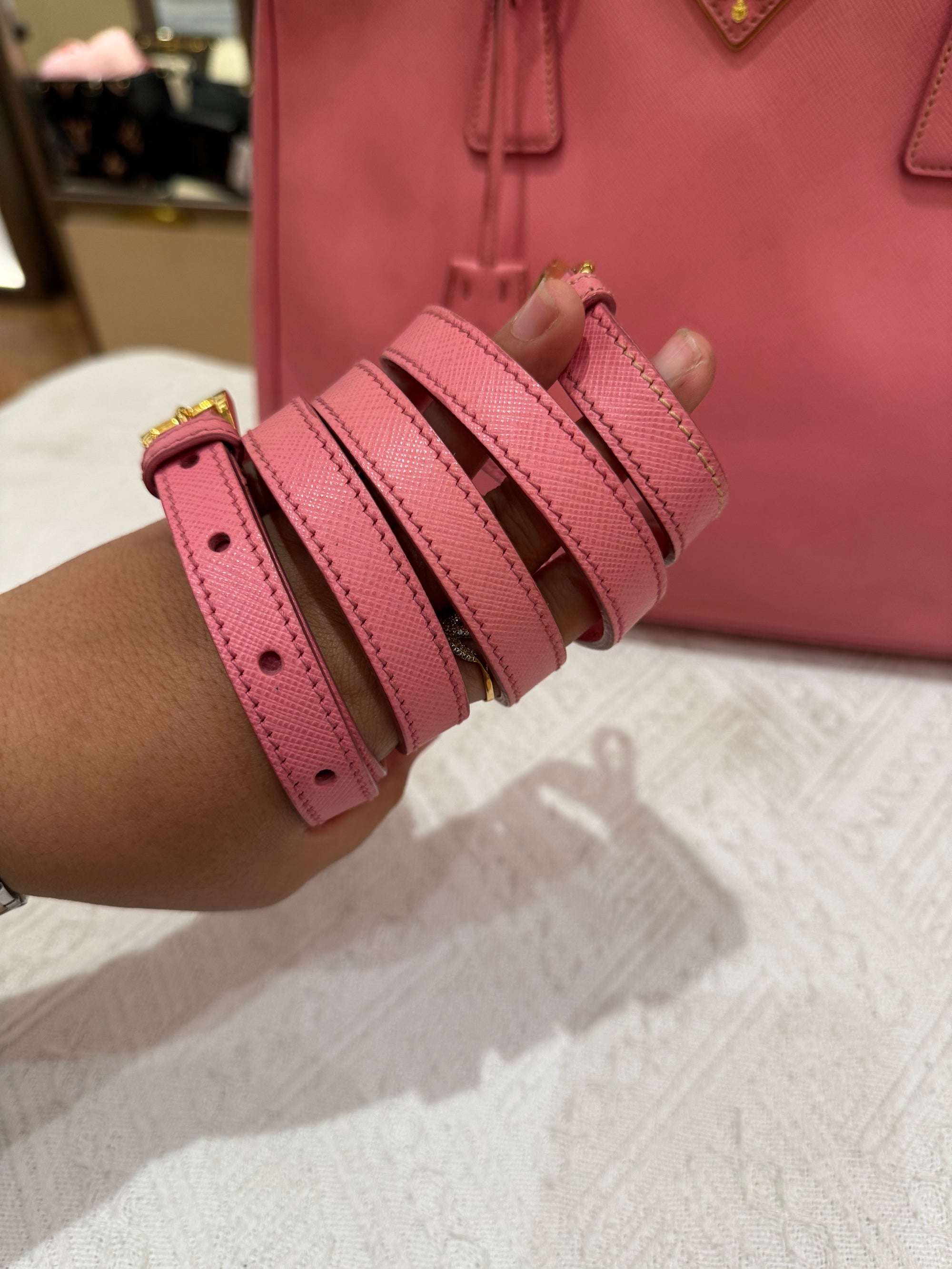 Prada Galierra Double zipper