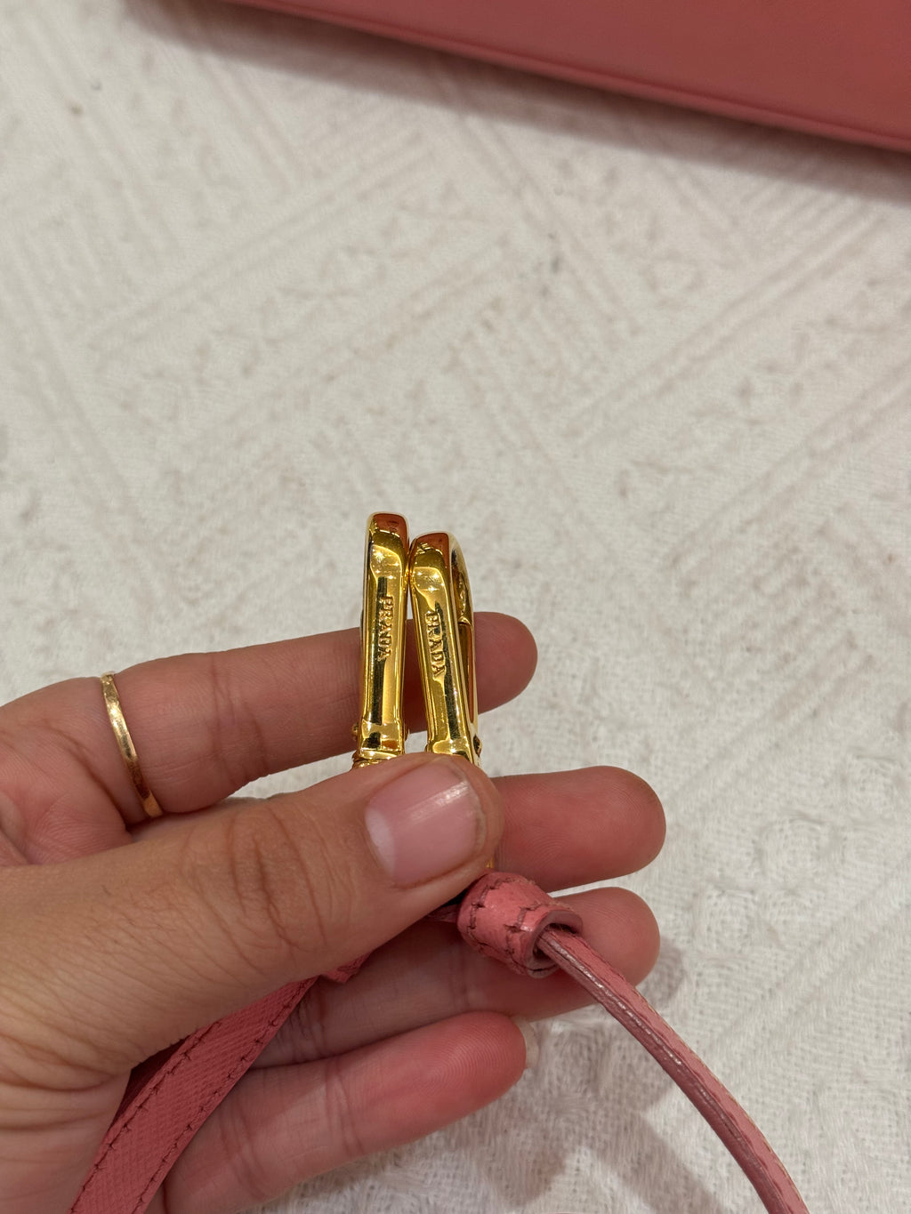 Prada Galierra Double zipper