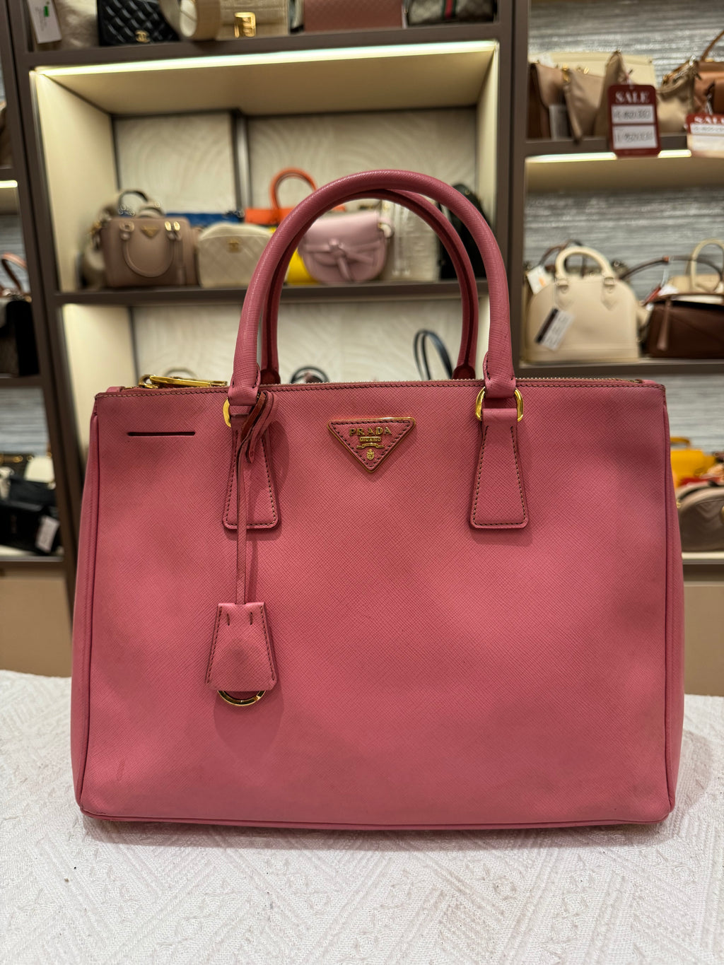 Prada Galierra Double zipper