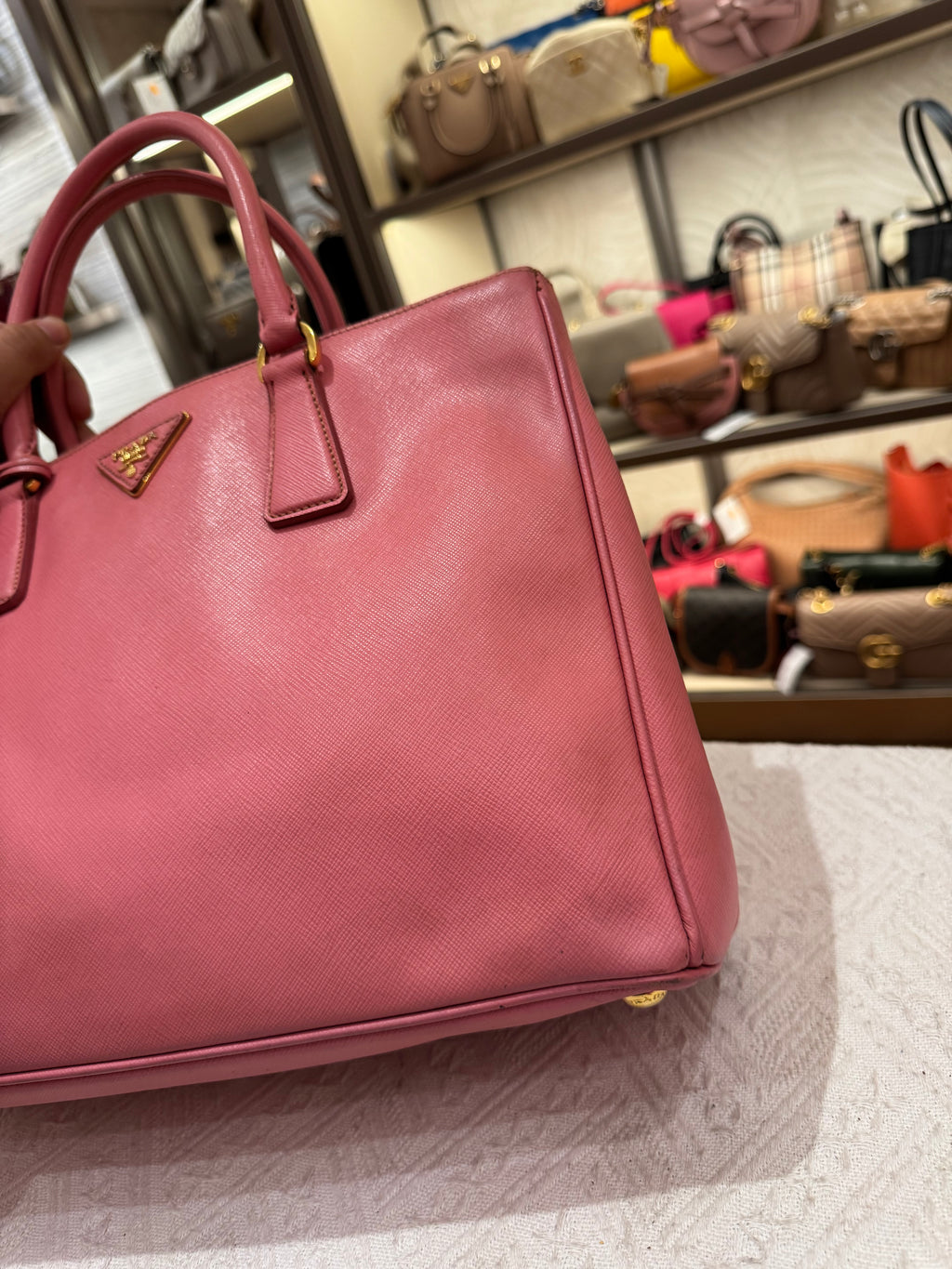 Prada Galierra Double zipper