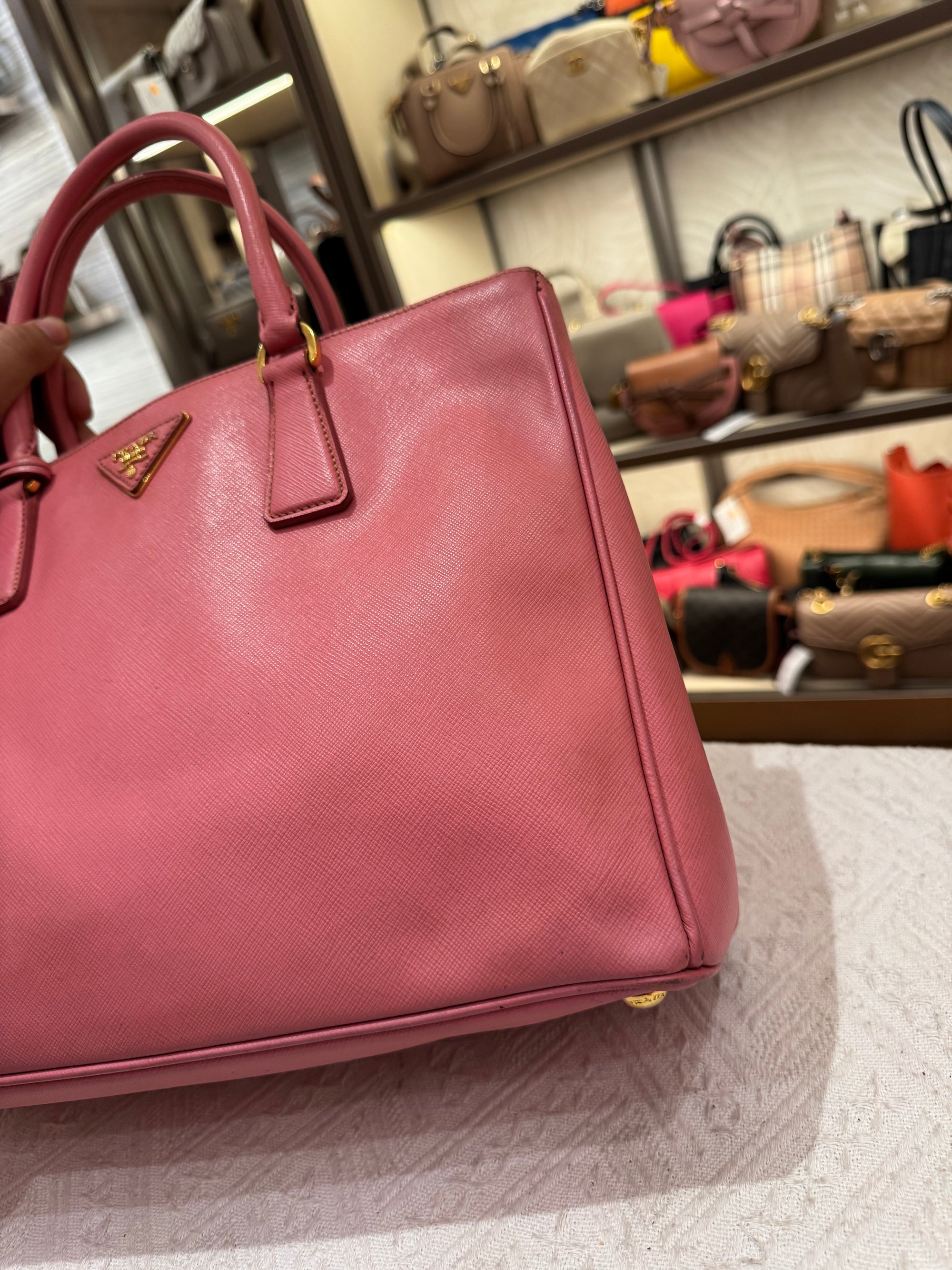 Prada Galierra Double zipper