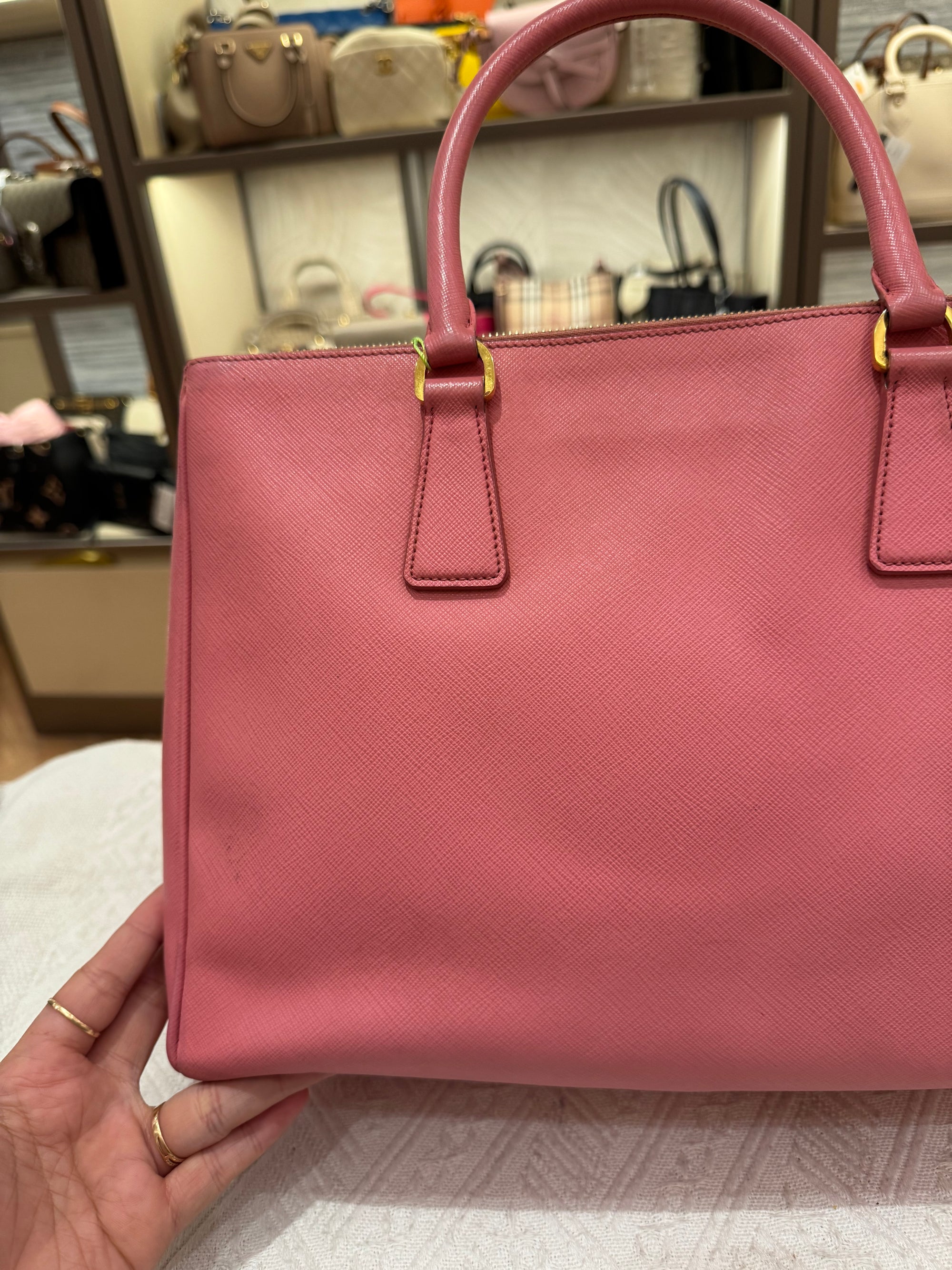 Prada Galierra Double zipper