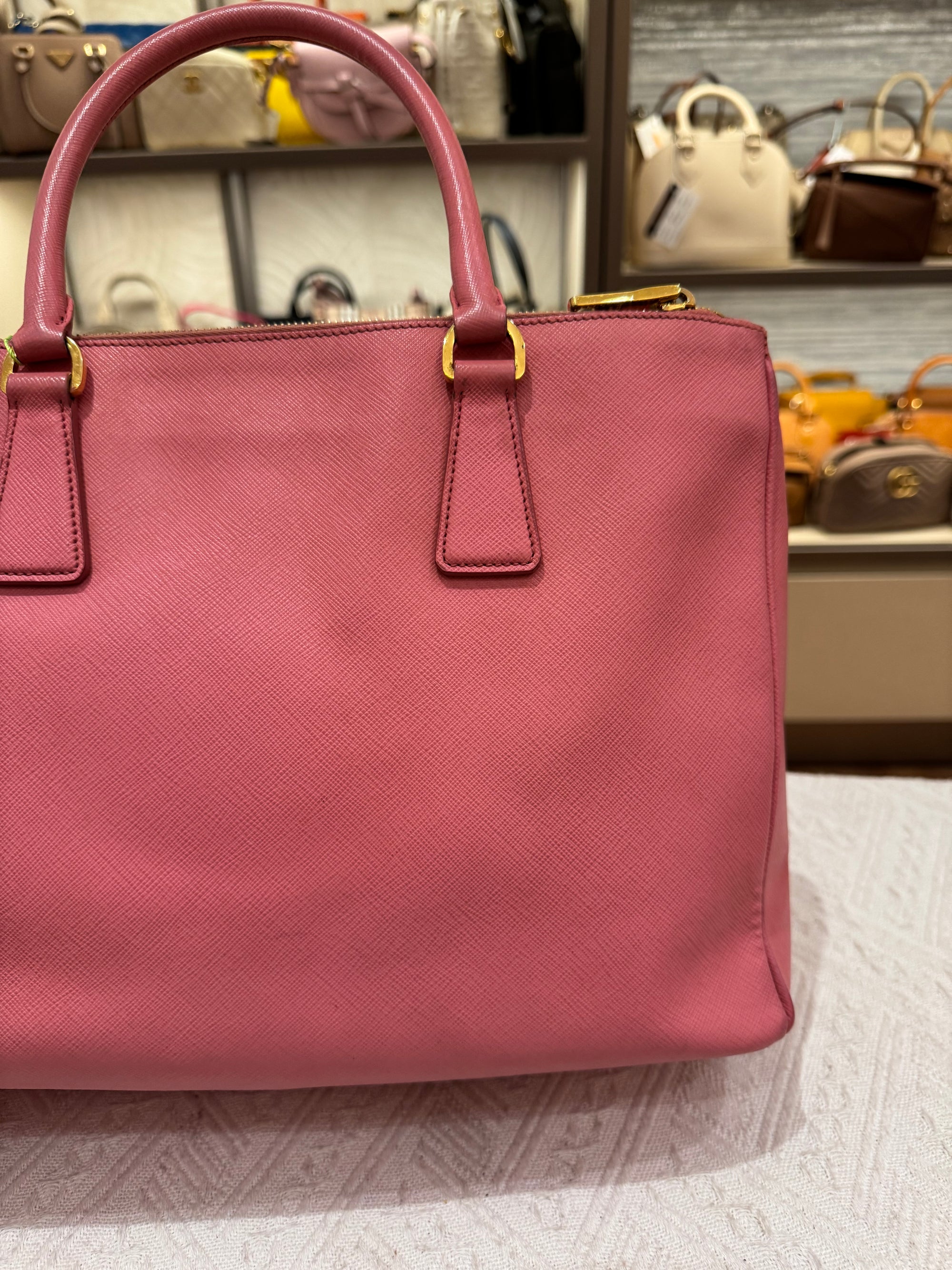 Prada Galierra Double zipper