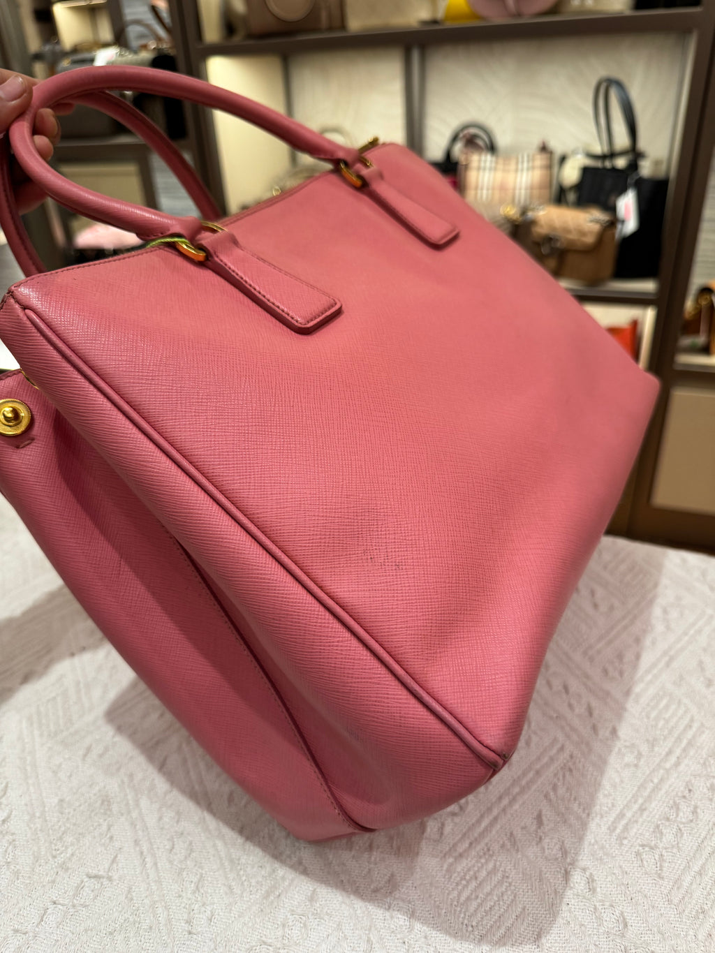 Prada Galierra Double zipper
