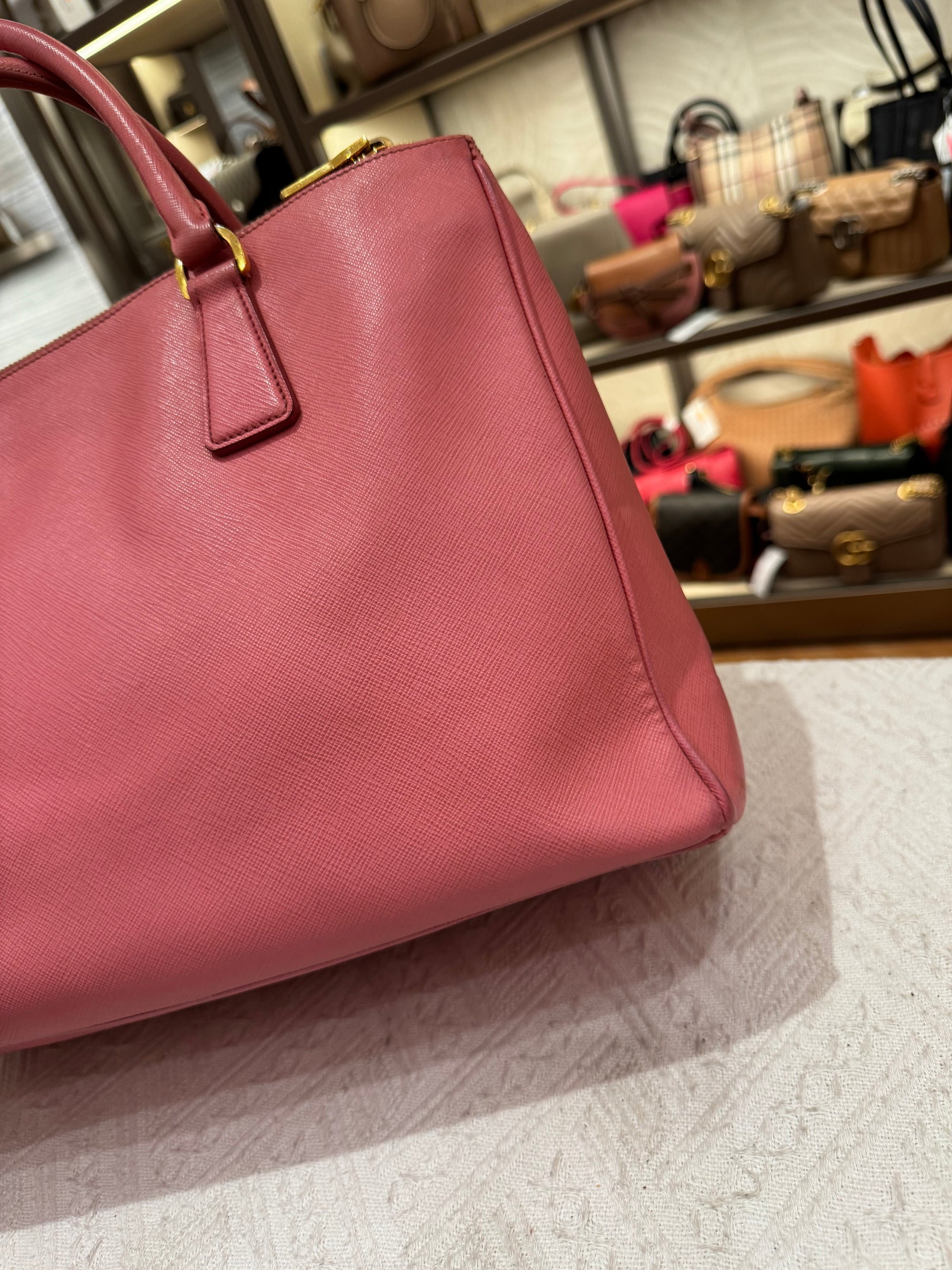 Prada Galierra Double zipper