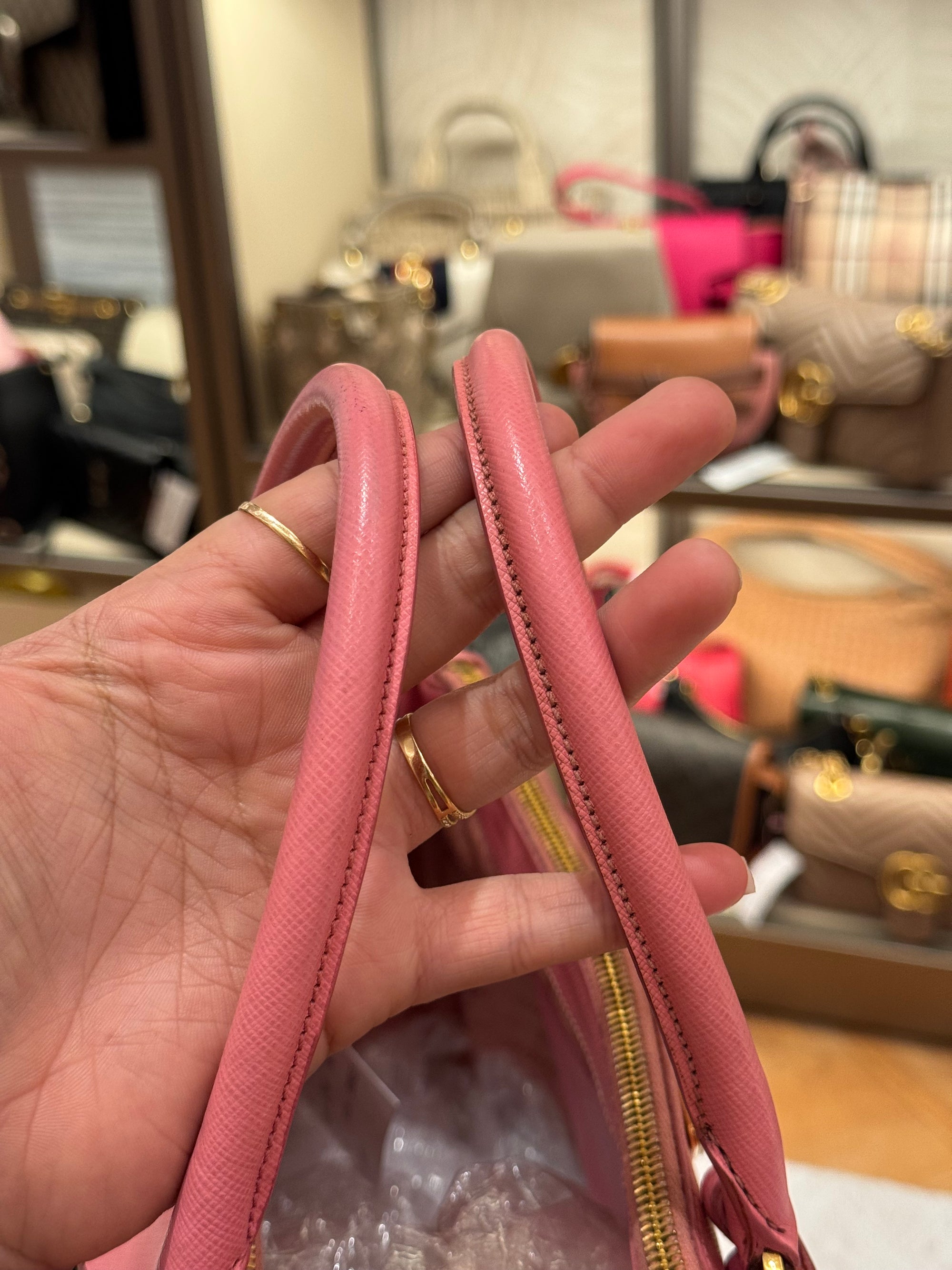 Prada Galierra Double zipper